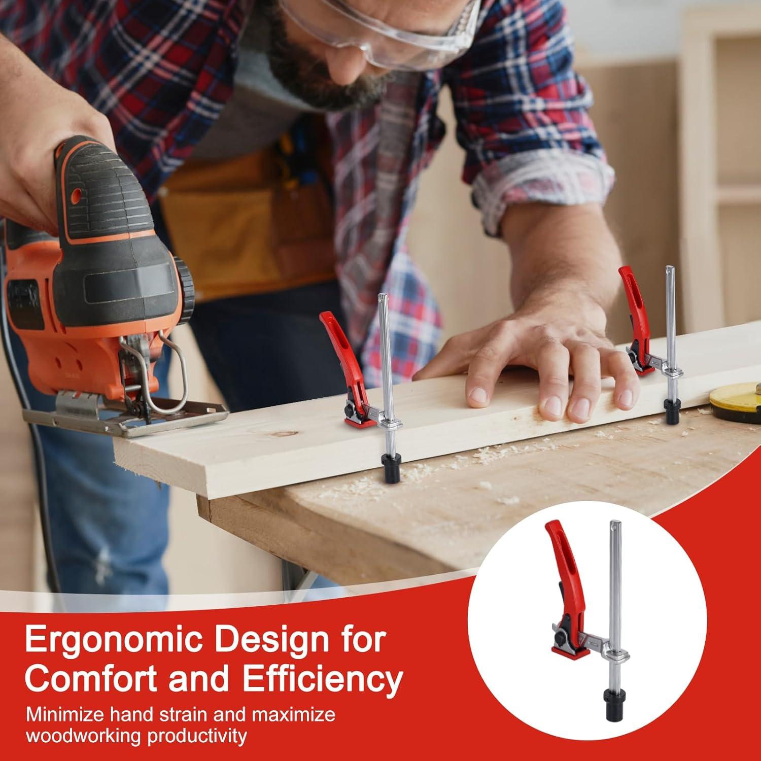 Abrazadera de Palanca MFT FACULX 3/4" (19mm) con 2 Perros