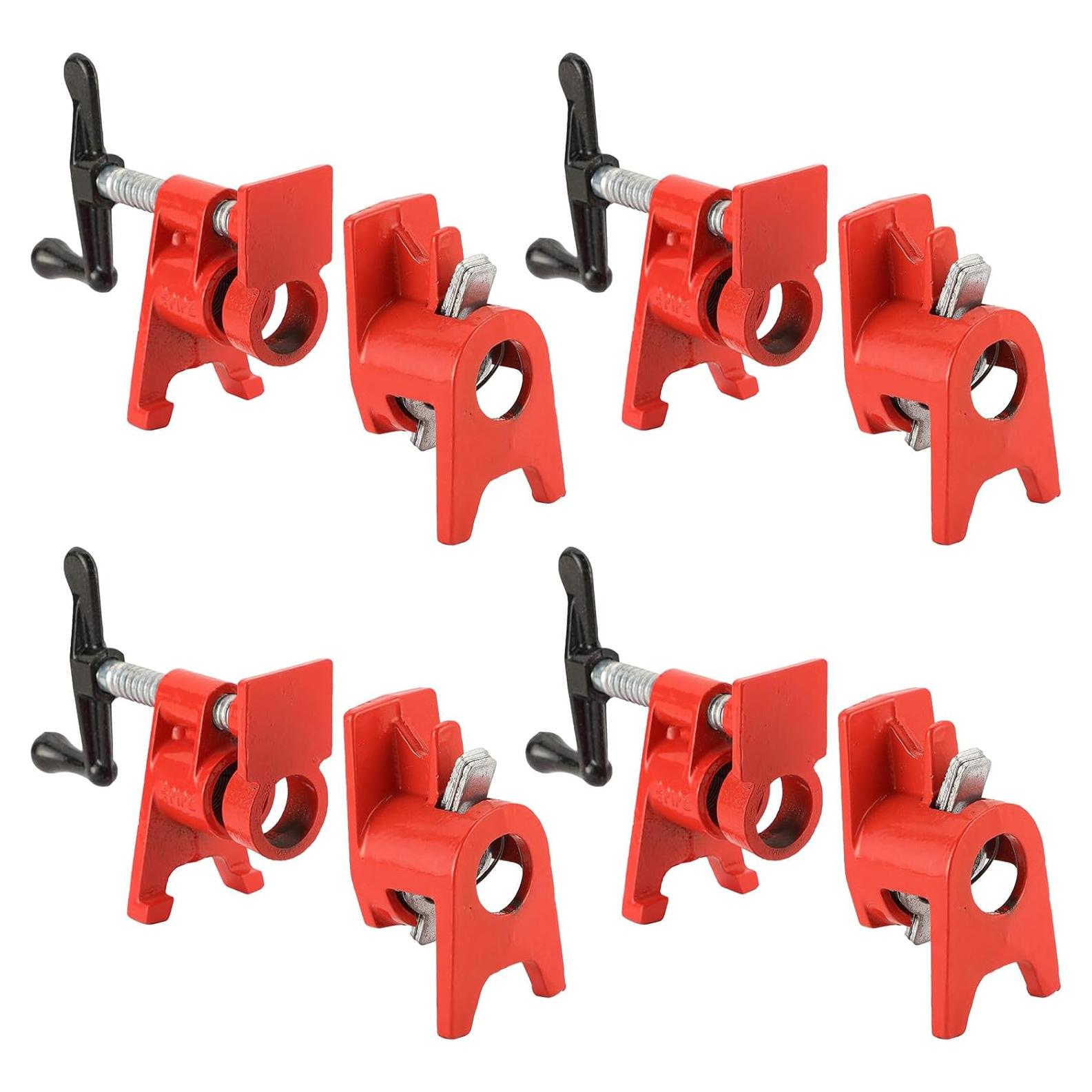 Juego de abrazaderas de tubo FLKQC 3/4" para encolar madera