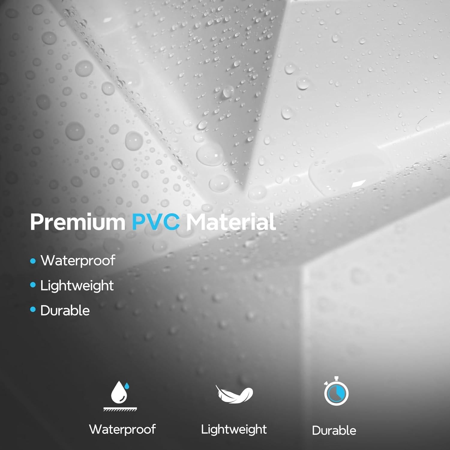 Paneles de Pared 3D STICKGOO Blancos 33 Unidades 30.48cm