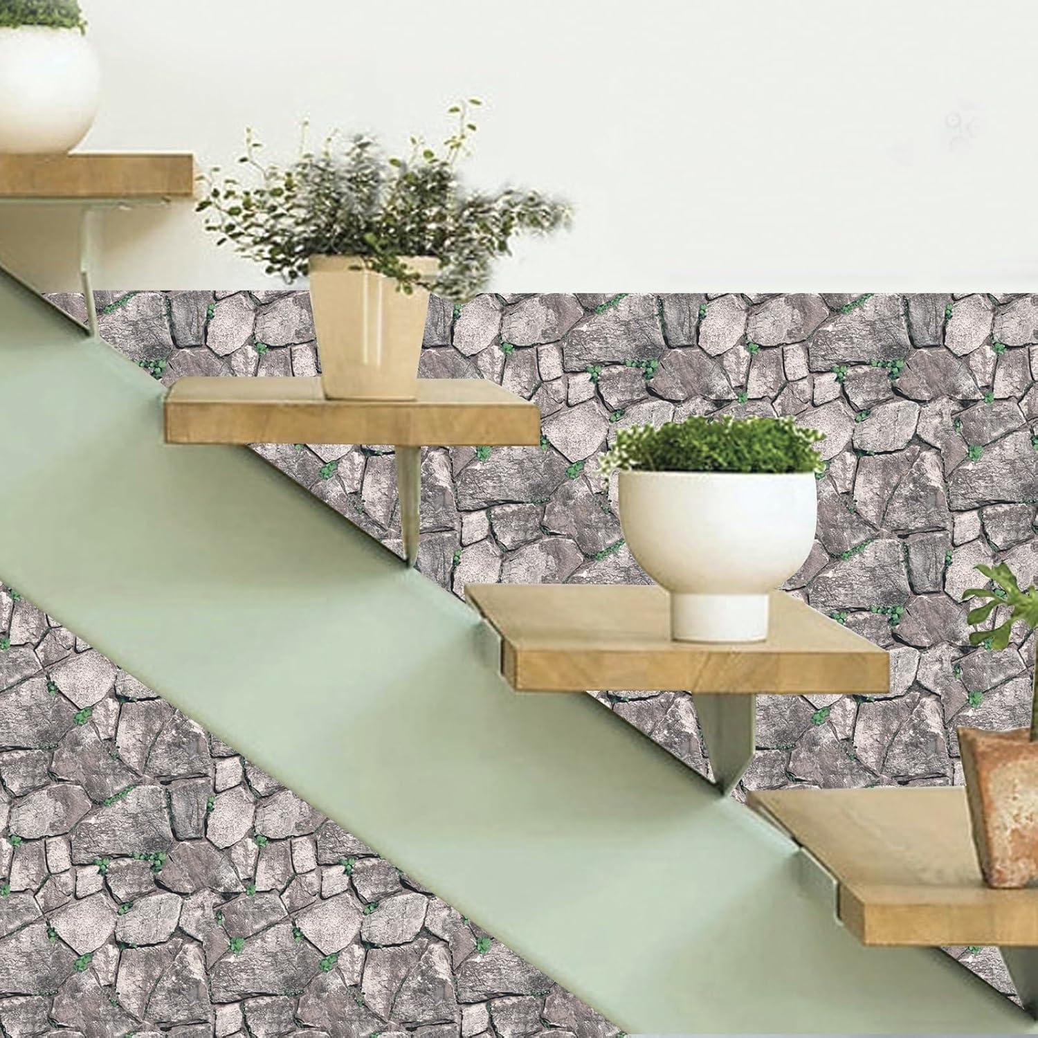 Paneles 3D Autoadhesivos de PVC - Piedra Simulada 30x30 cm - 10 Pcs