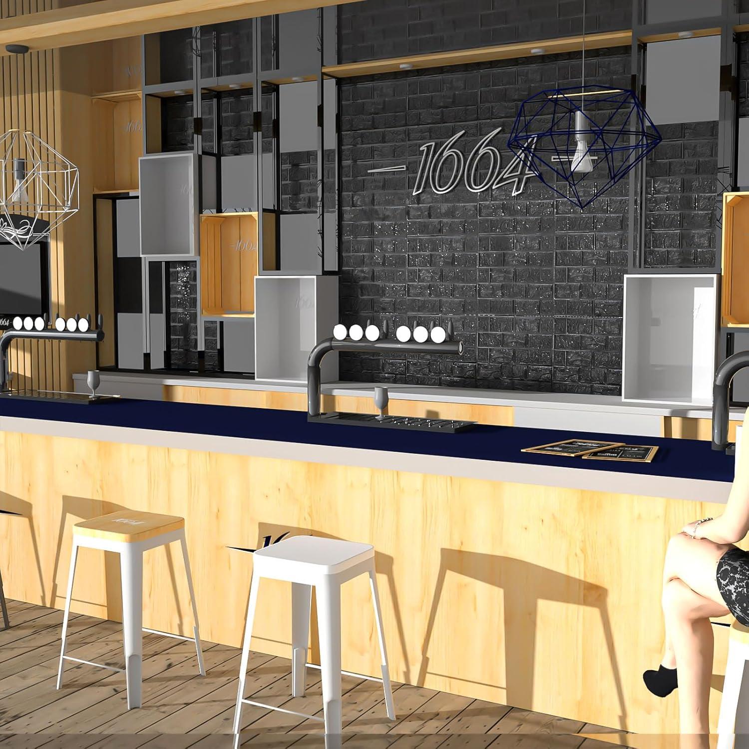 Paneles de Pared 3D Autoadhesivos Umedol 40 Pcs 30x30 cm Negro