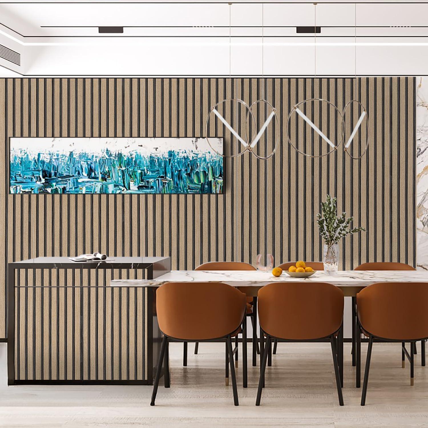 Papel Tapiz Autoadhesivo LOVADA Madera Marrón 44.45cm x 508cm