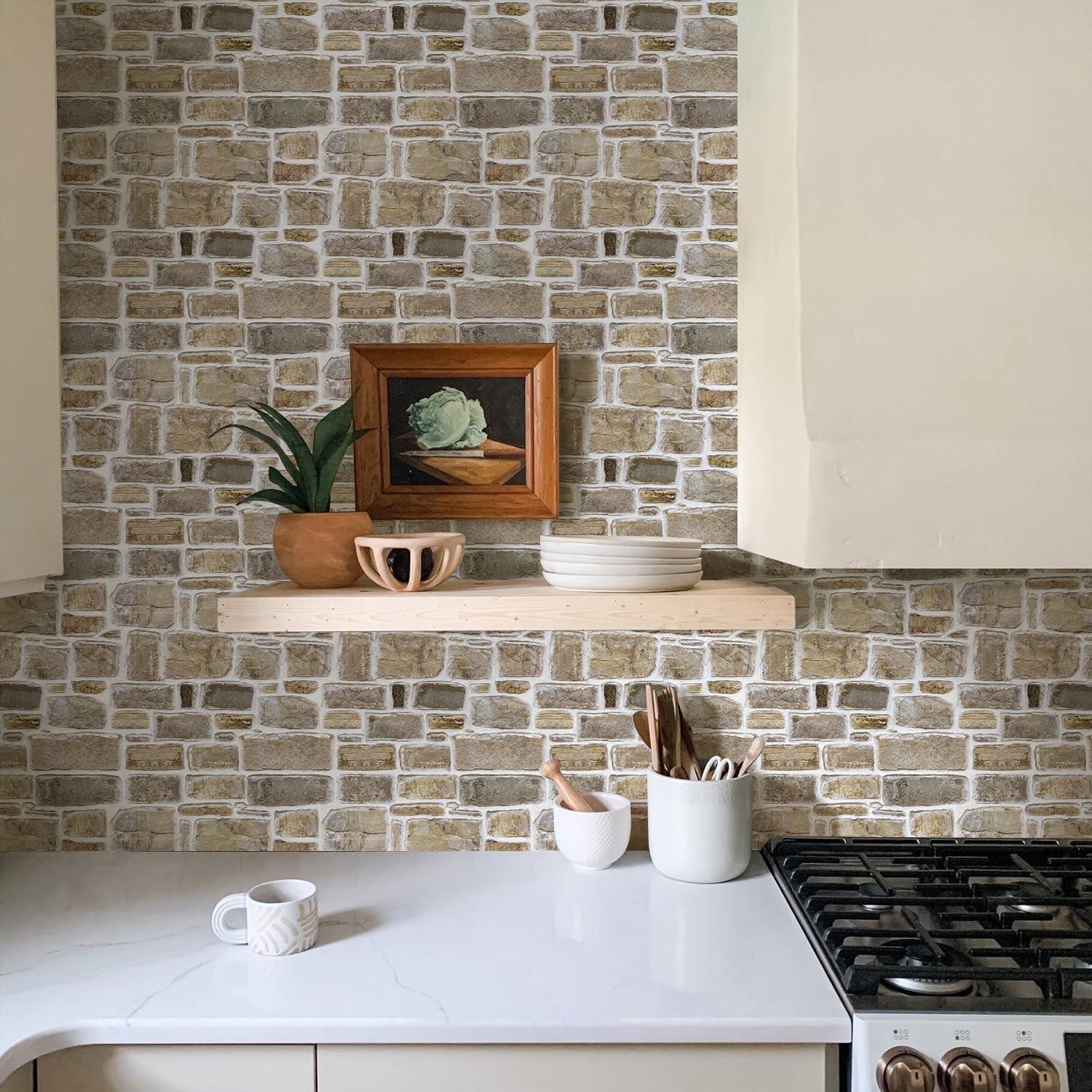 Paneles de Pared 3D Autoadhesivos Commomy 30x30 cm - 10 Pcs