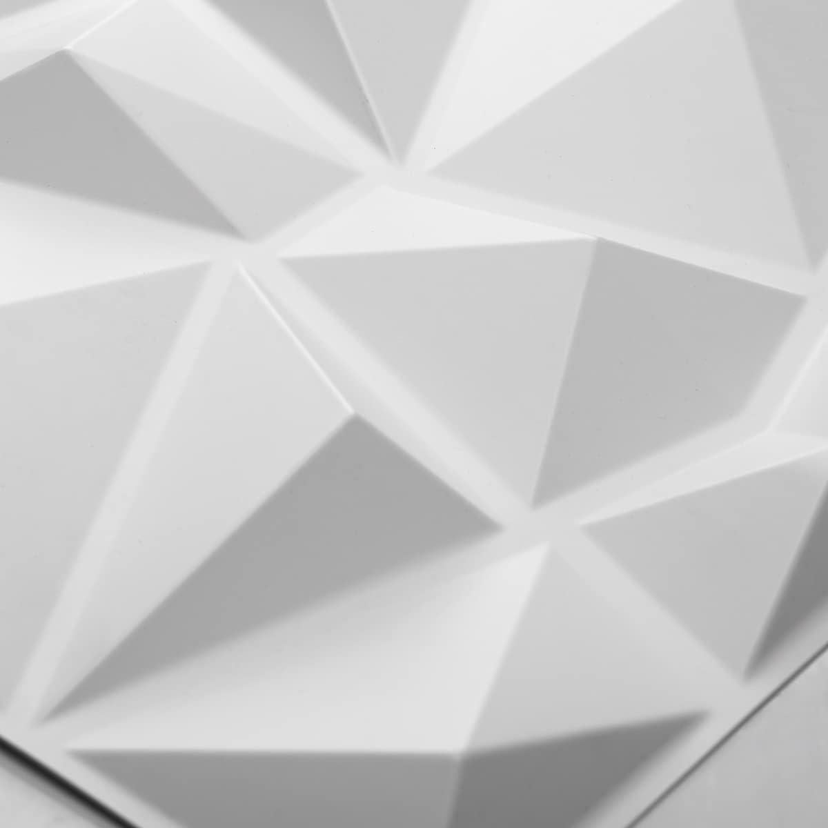 Paneles de Pared Decorativos Art3d 33 Unidades PVC Blanco 30.48cm