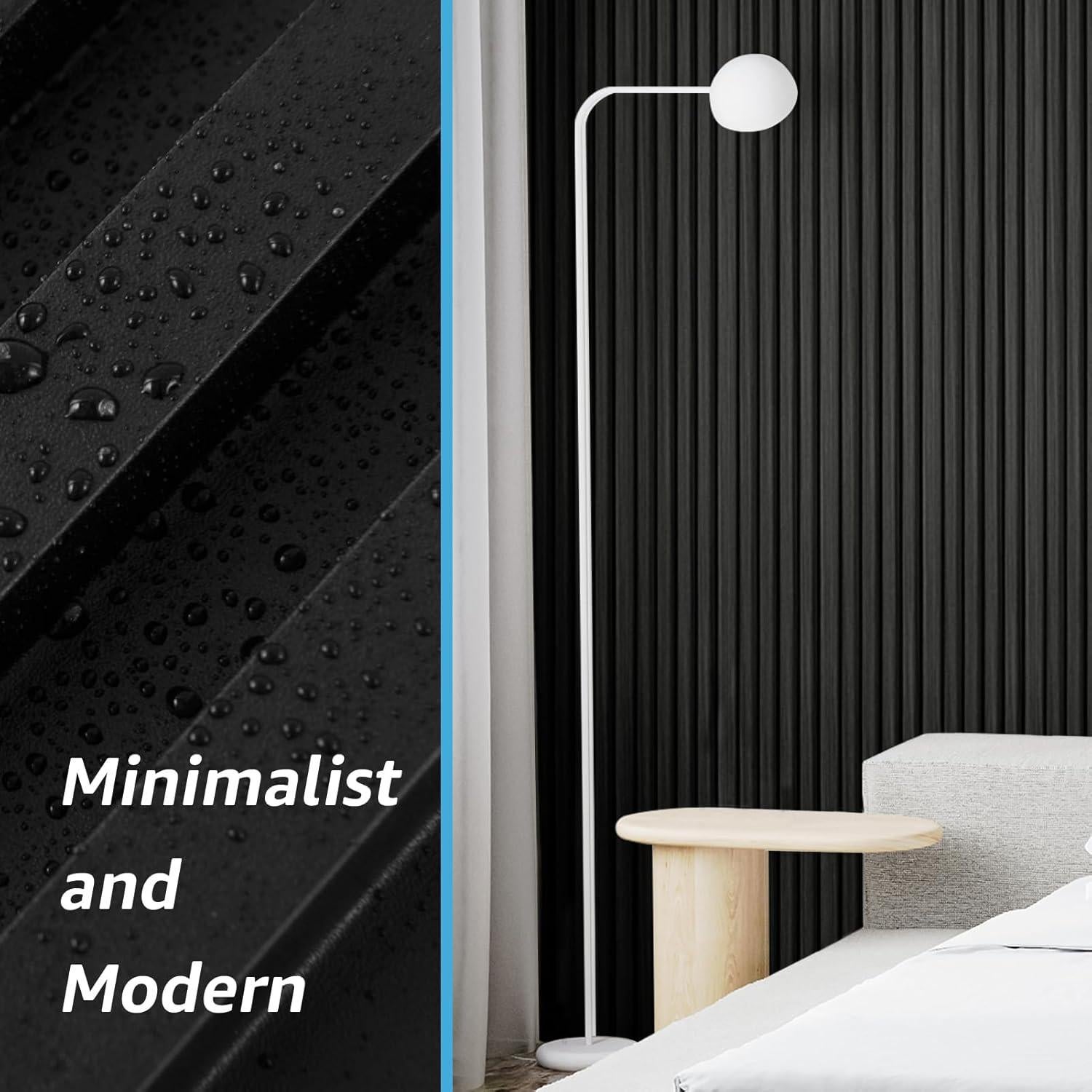 Paneles de Pared Slat Art3d WPC 8 Piezas 243.84x15.24cm Teak