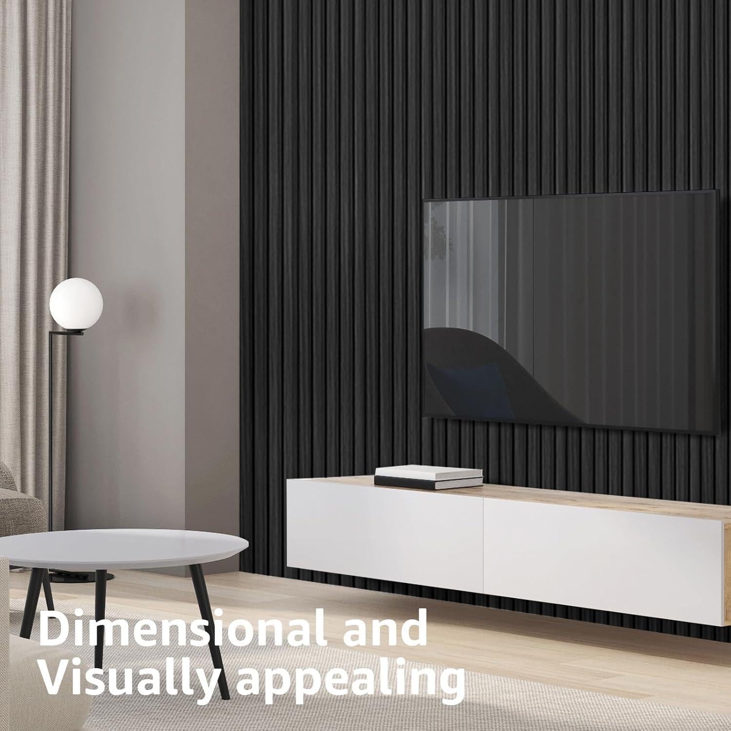 Paneles de Pared Slat Art3d WPC 8 Piezas 243.84x15.24cm Teak