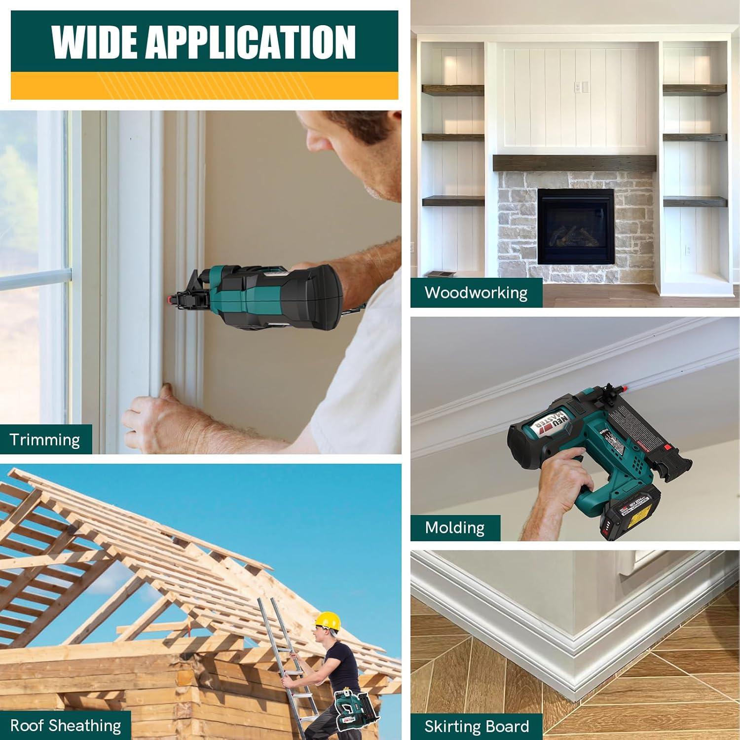 Pistola de Clavos Inalámbrica NEU MASTER 20V 1800 Clavos 5cm