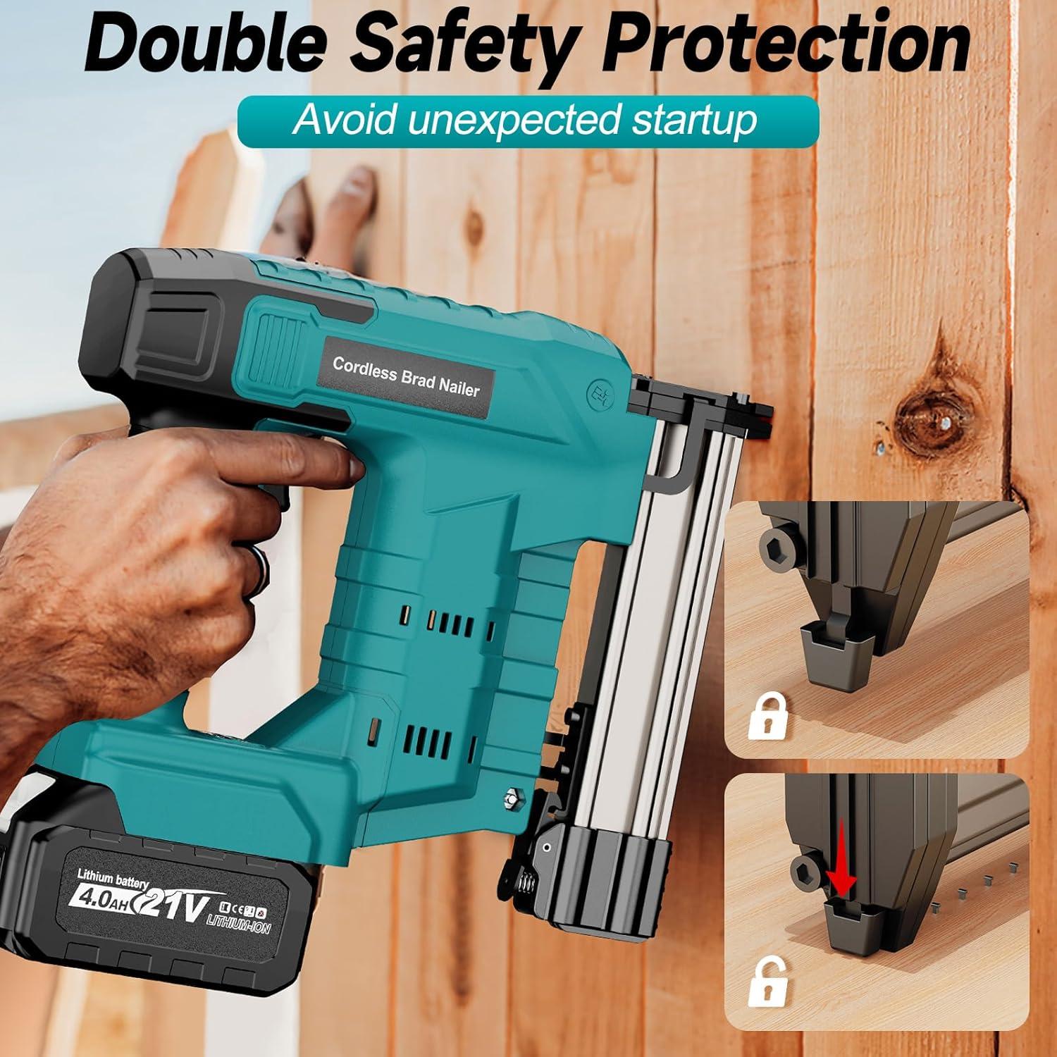 Clavadora Inalámbrica CAMXTOOL 18 Calibre 2 en 1 con 2 Baterías