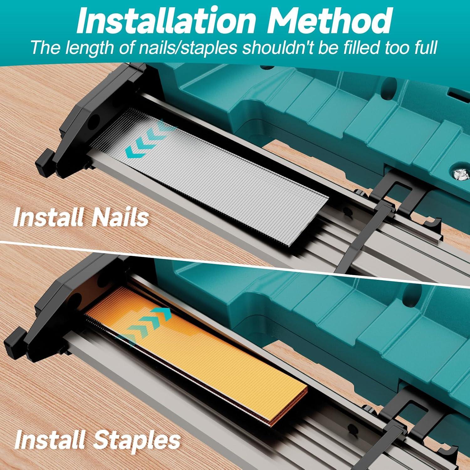 Clavadora Inalámbrica CAMXTOOL 18 Calibre 2 en 1 con 2 Baterías
