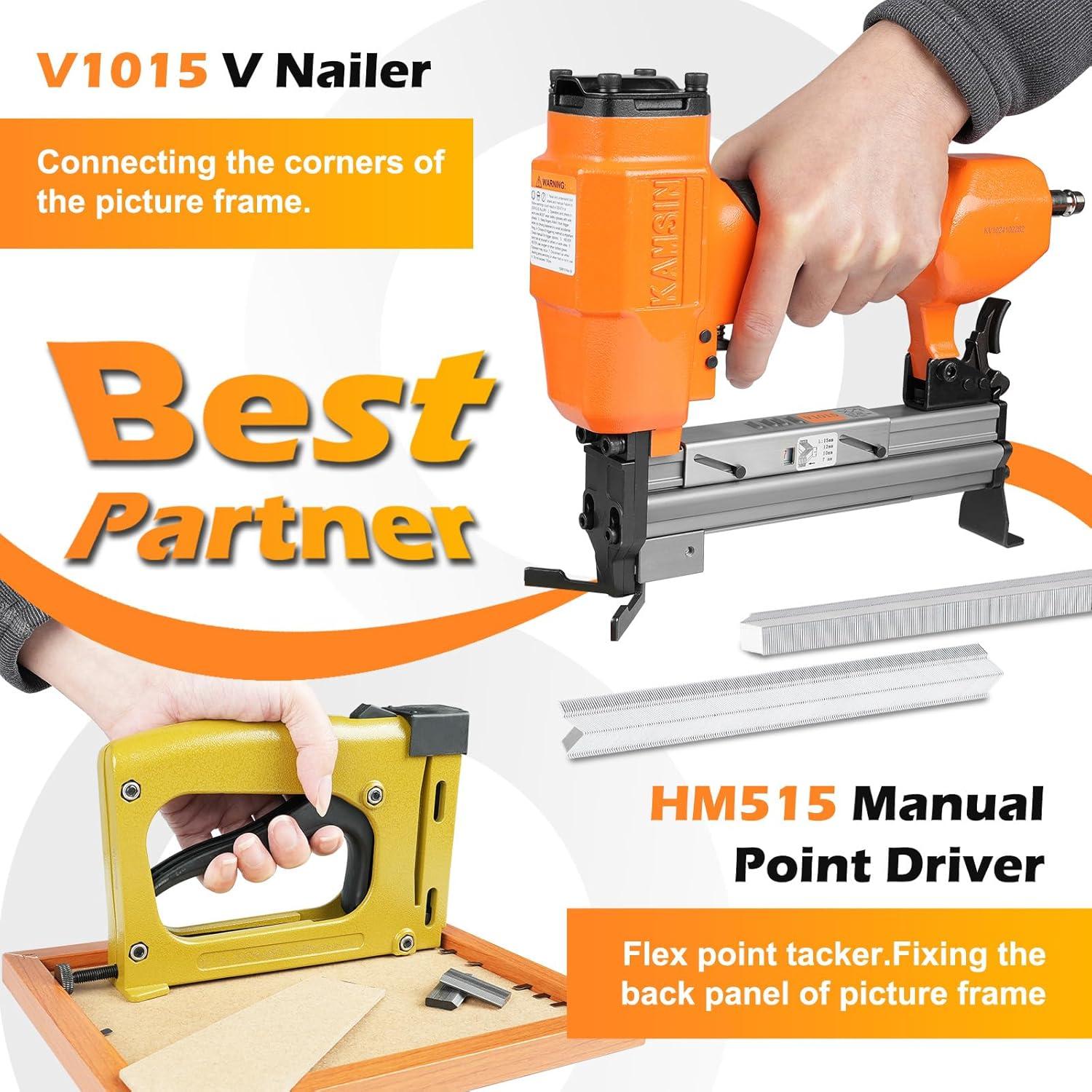 Clavadora Neumática KAMSIN V1015 para Marcos de Fotos