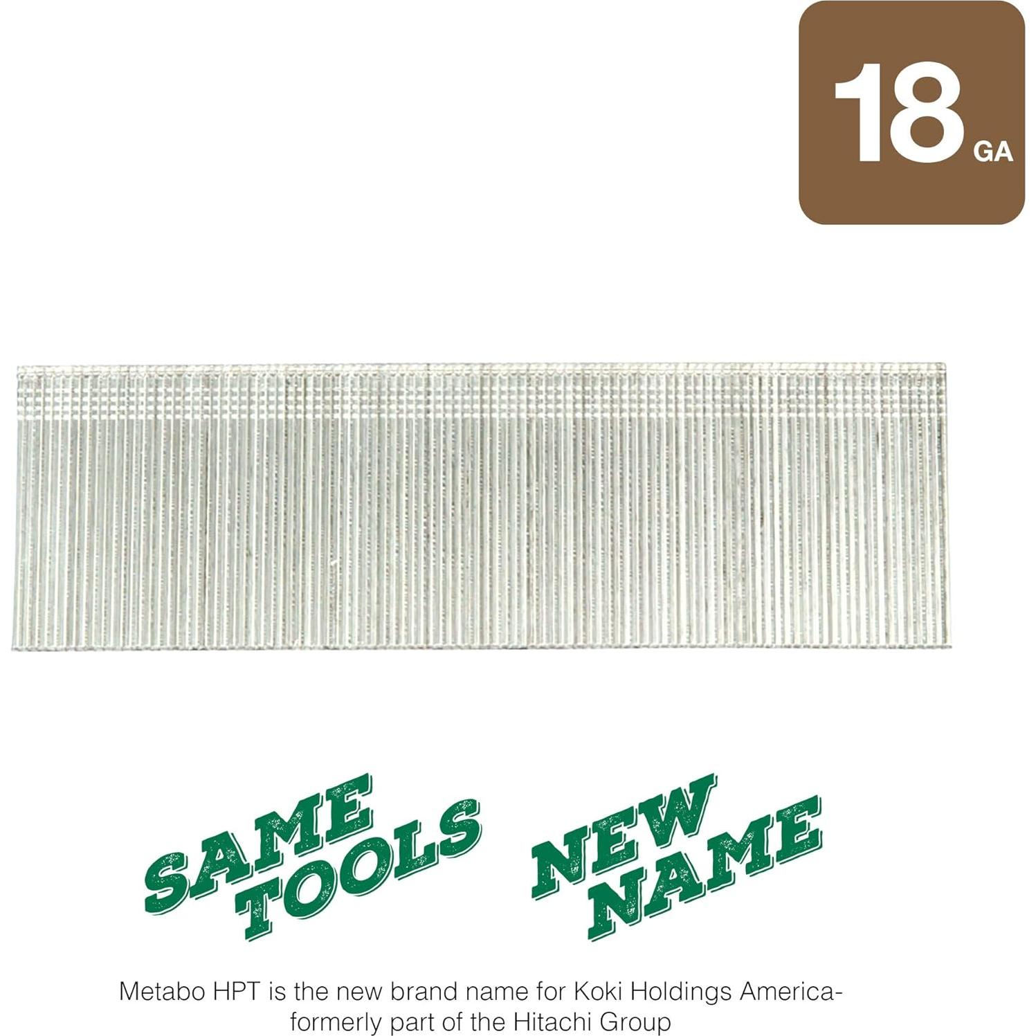 Clavos de Acabado Liso Metabo HPT 3.81 cm 1,000 Piezas