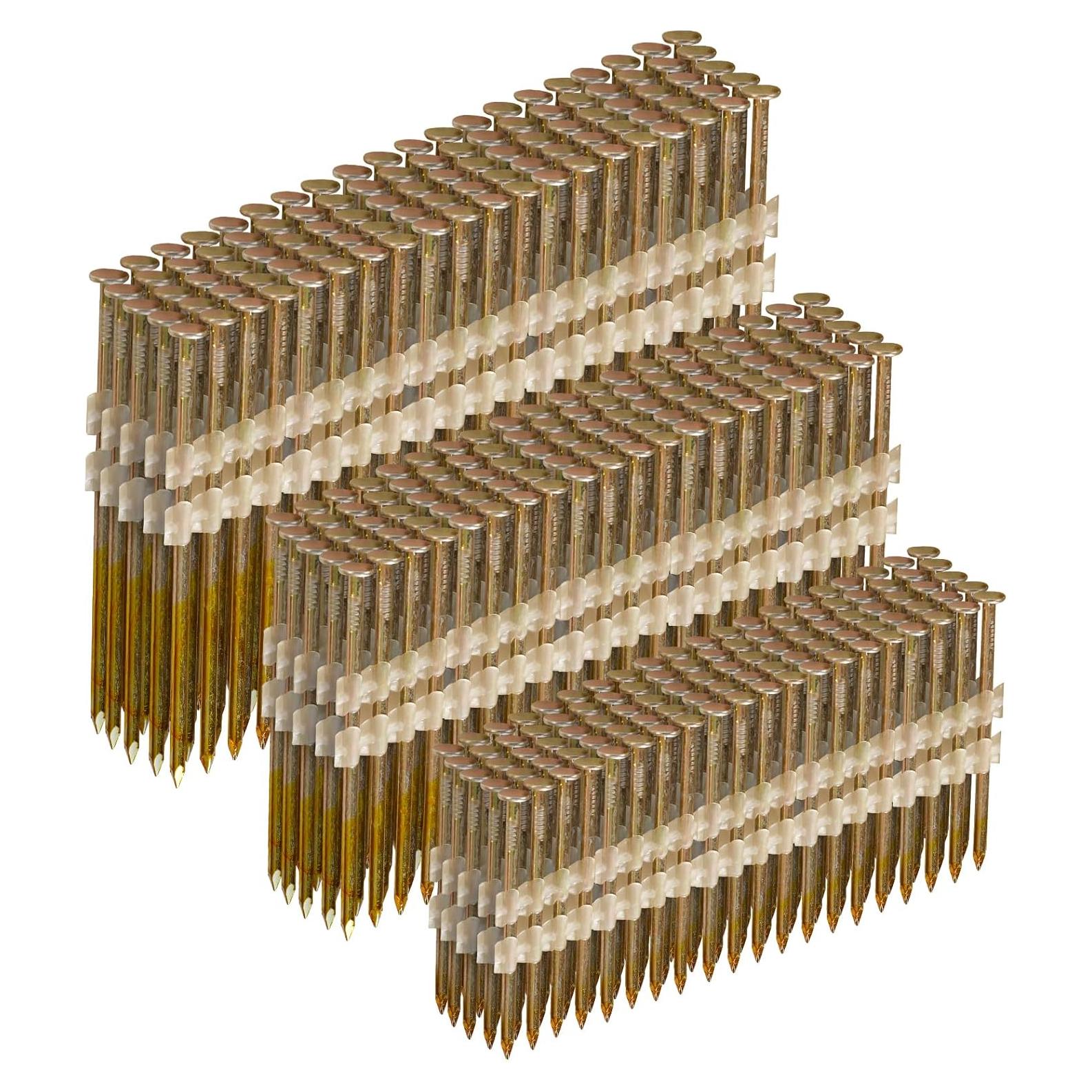 Clavos de Enmarcado 21 Grados SITLDY 450 PCS 3 Tamaños