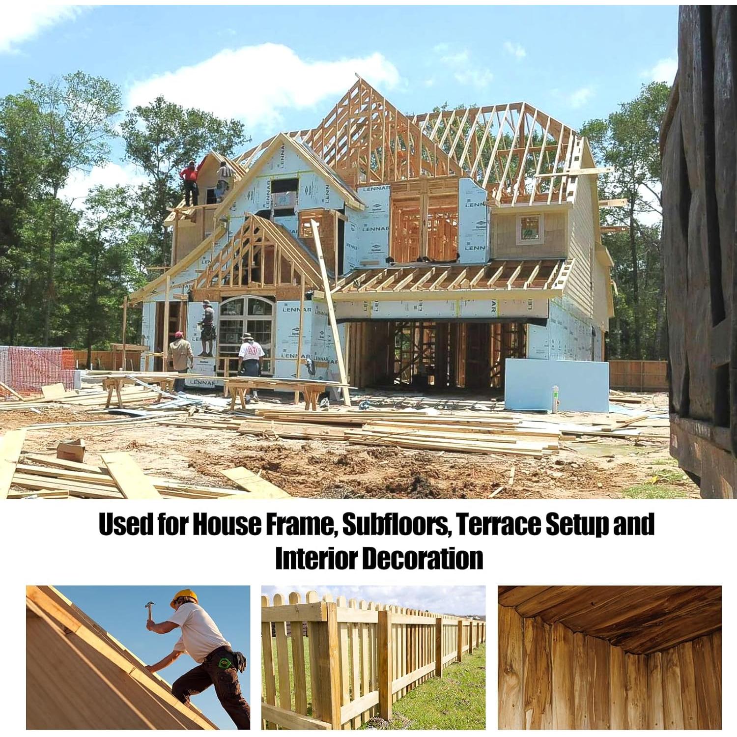 Clavos de Enmarcado 21 Grados SITLDY 450 PCS 3 Tamaños