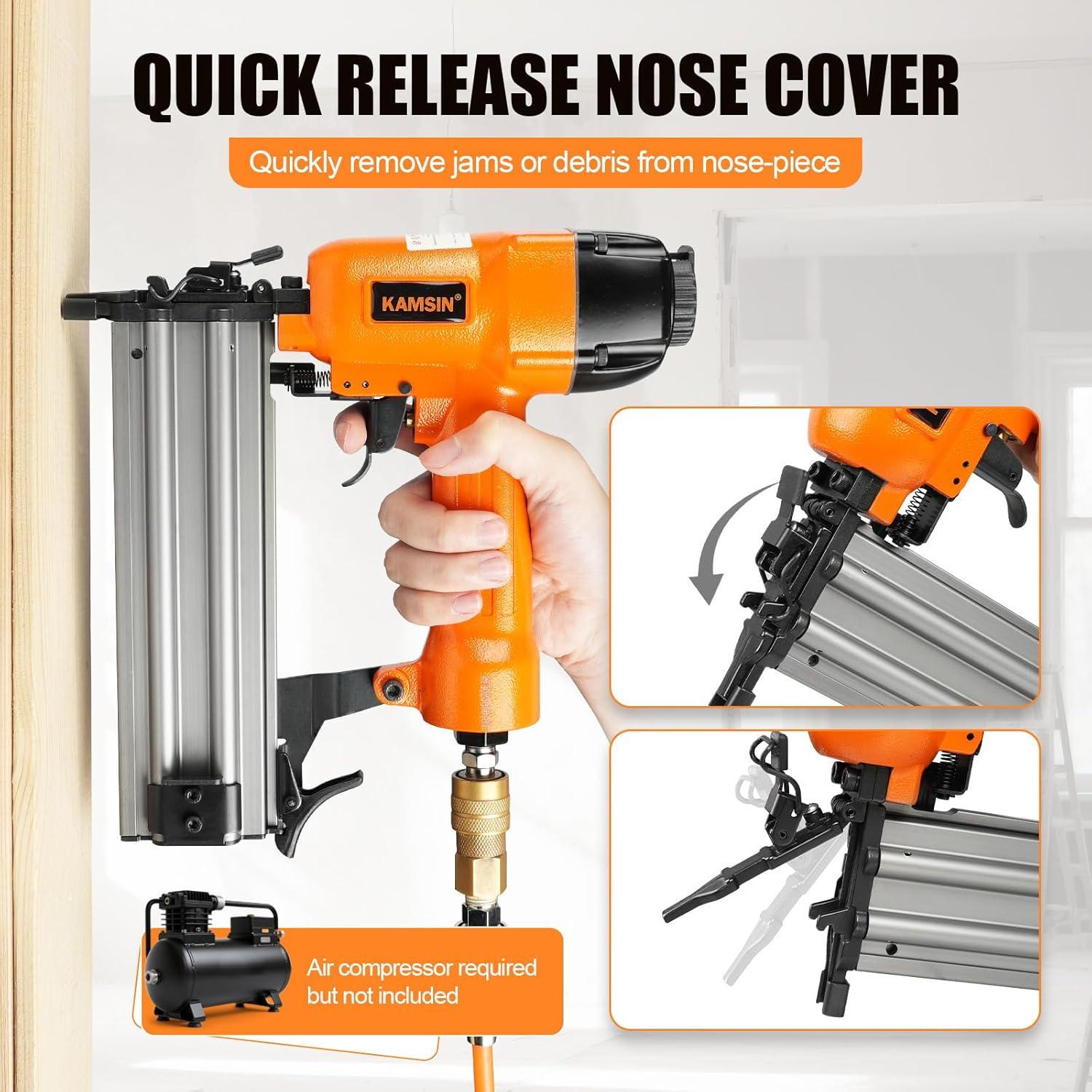 Clavadora y Grapadora Neumática KAMSIN F50/9040 2 en 1