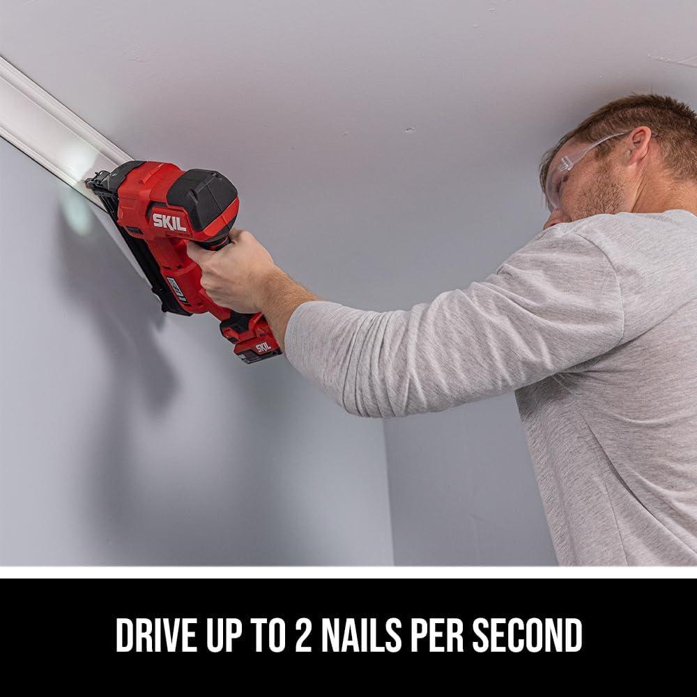 Clavadora sin cable SKIL PWR CORE 20V 18Ga Kit con Batería 2Ah