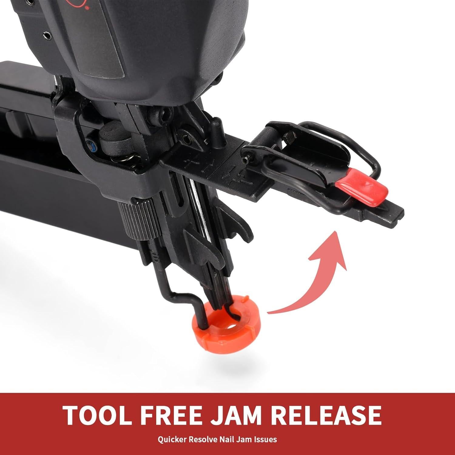 Clavadora de Acabado Neumática AEROPRO AFN64 16 Calibres 90 Clavos/min