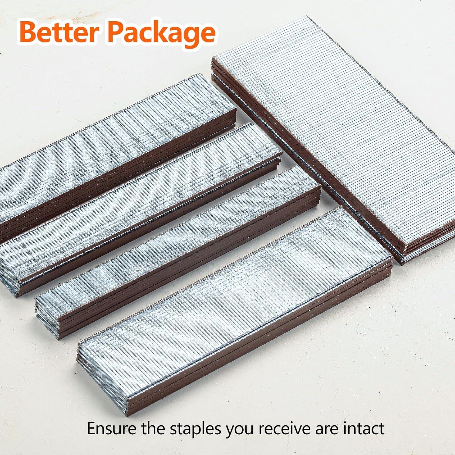 Clavos Brad Galvanizados 18G Marrón T-Head 1600-Pack 8 Tamaños