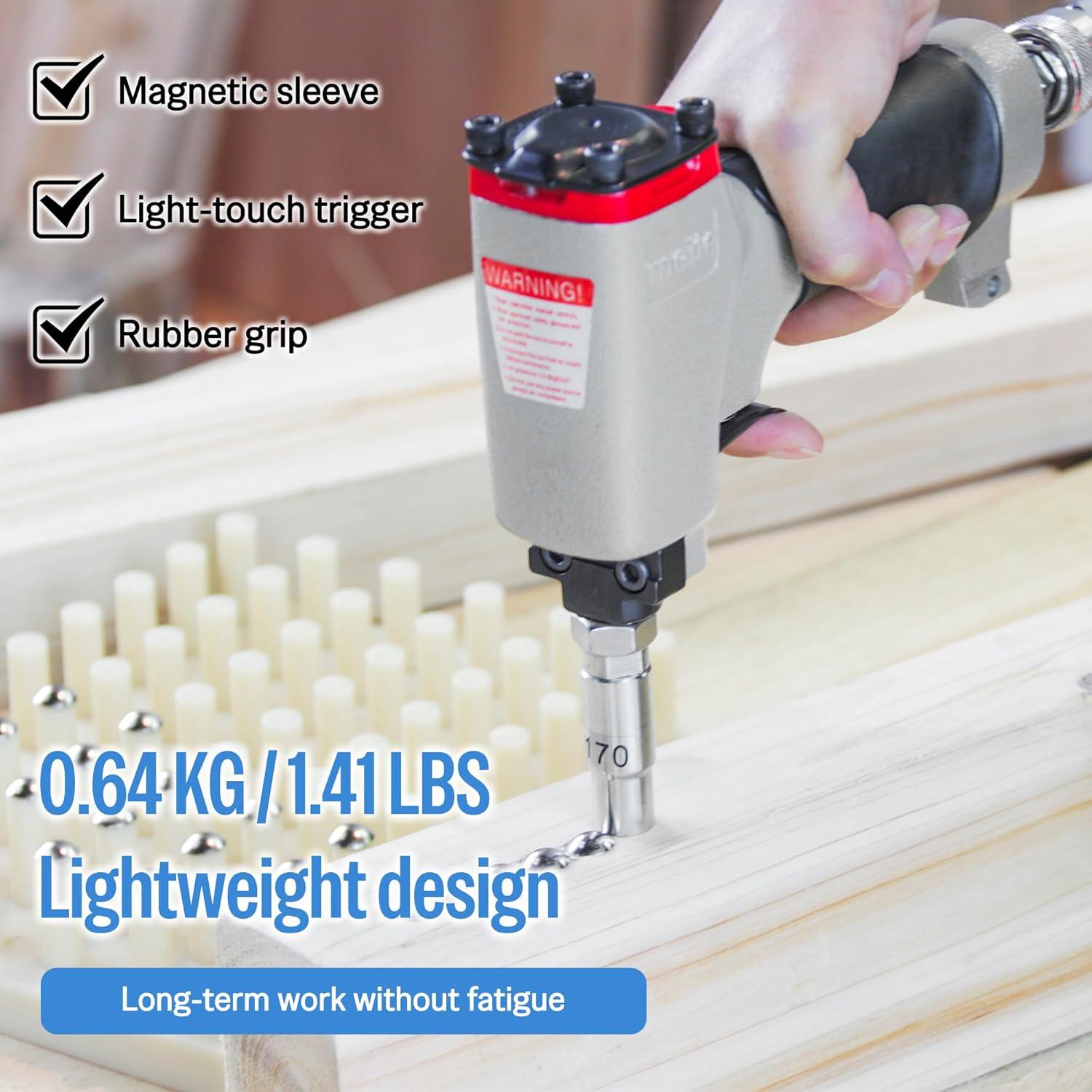 Pistola de Clavos Neumática Meite 1170 11.7mm para Muebles