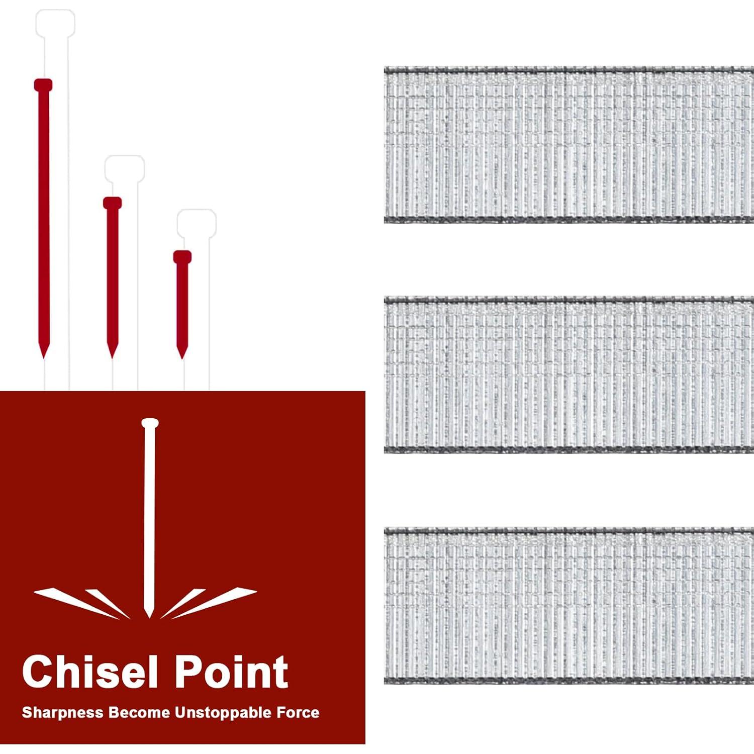 Clavos Brad DEWBIN 18 GA 12000 Cts 19mm Galvanizados