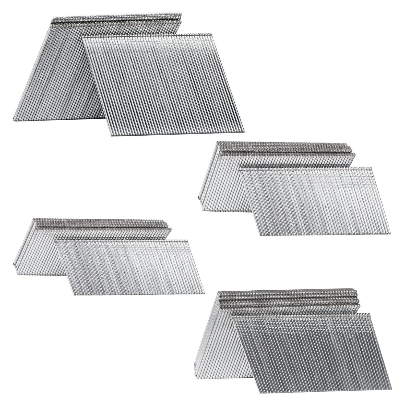 Clavos de Acabado Angulados 16 Gauge Galvanizados SITLDY 2000 Pcs