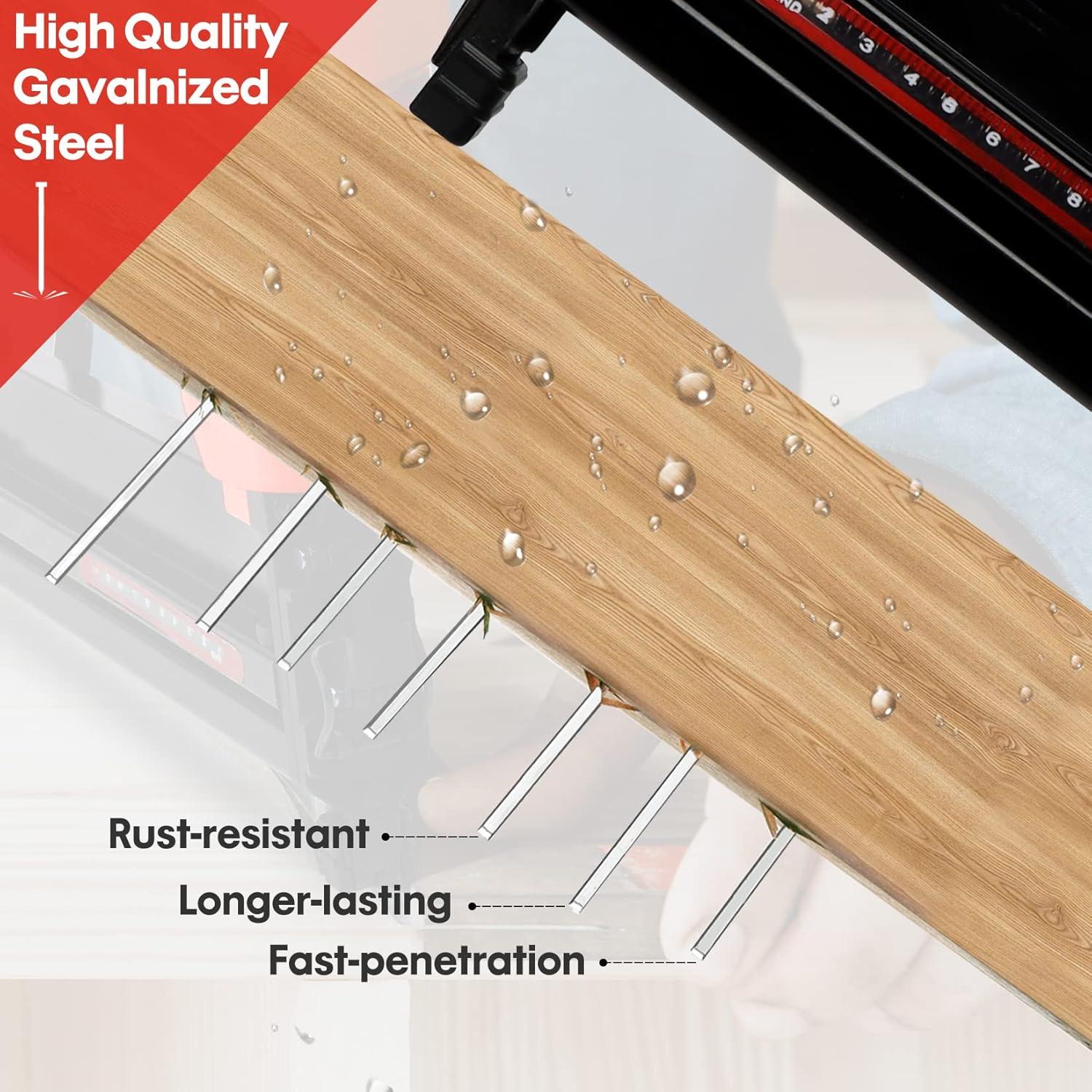 Clavos de Terminación Galvanizados 16GA 2000 Piezas 32-64mm