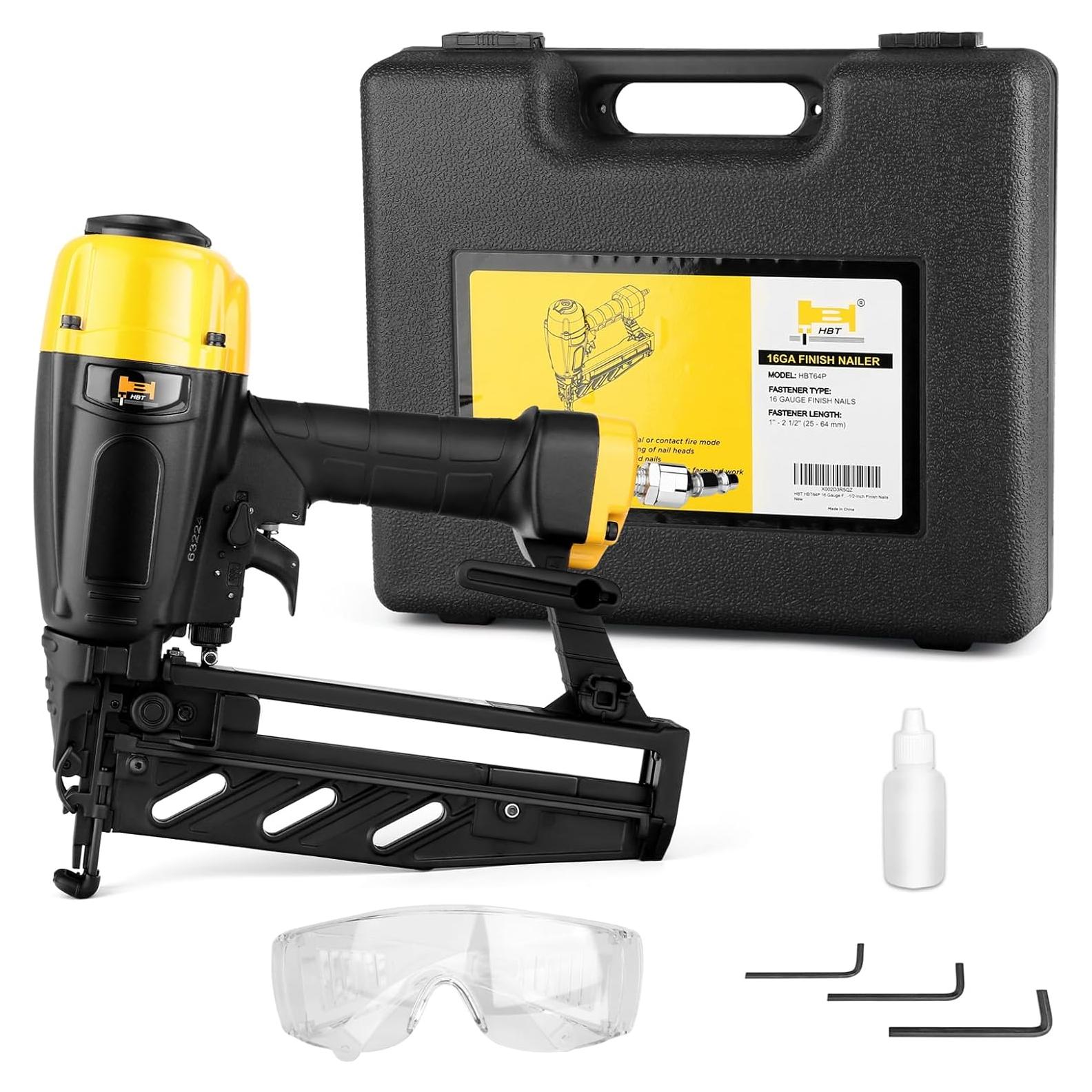 Clavadora de Acabado HBT 64P 16 Gauge Magnesio 1-2.5"