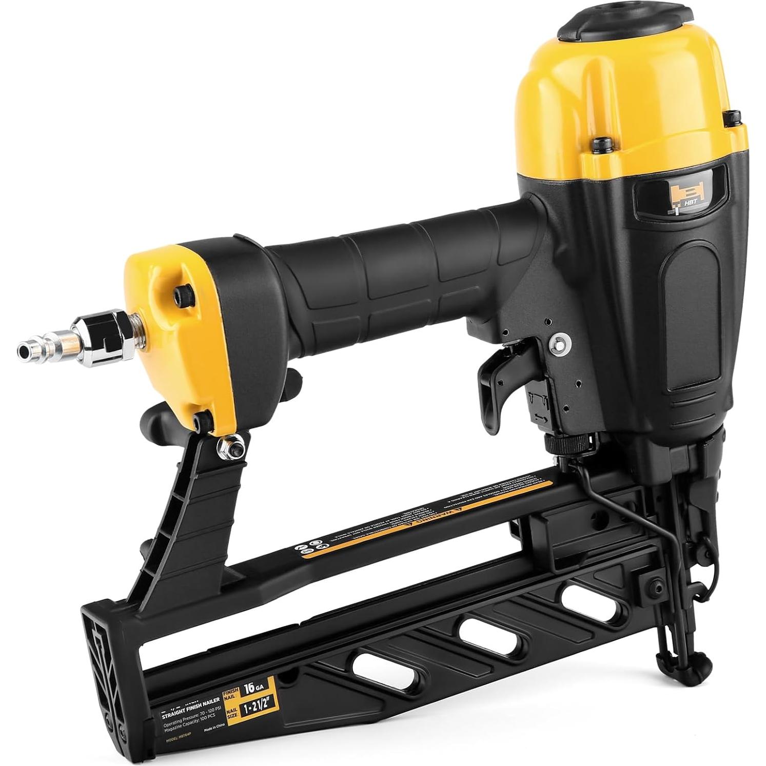 Clavadora de Acabado HBT 64P 16 Gauge Magnesio 1-2.5"