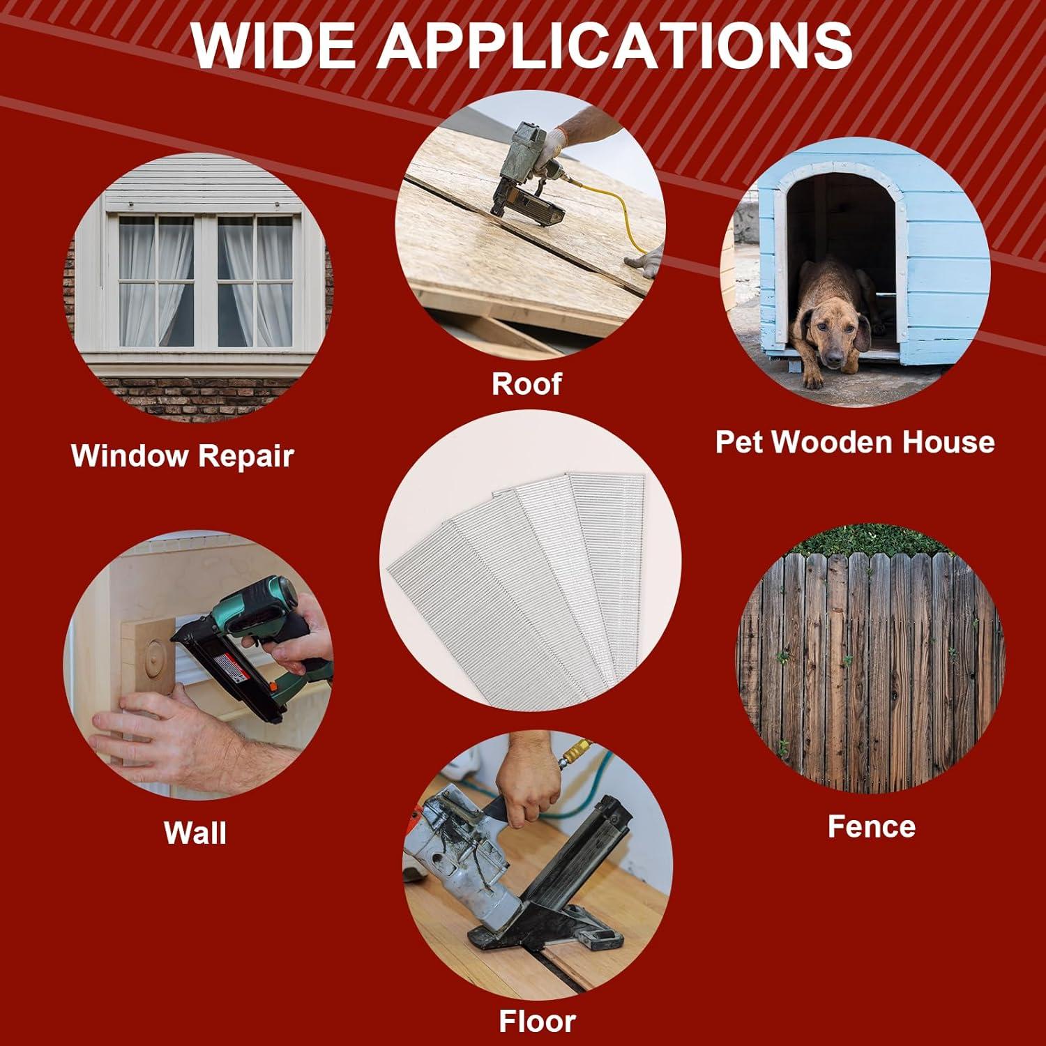 Clavos Brad DEWBIN 18 GA 6000 Pcs 38mm Galvanizados