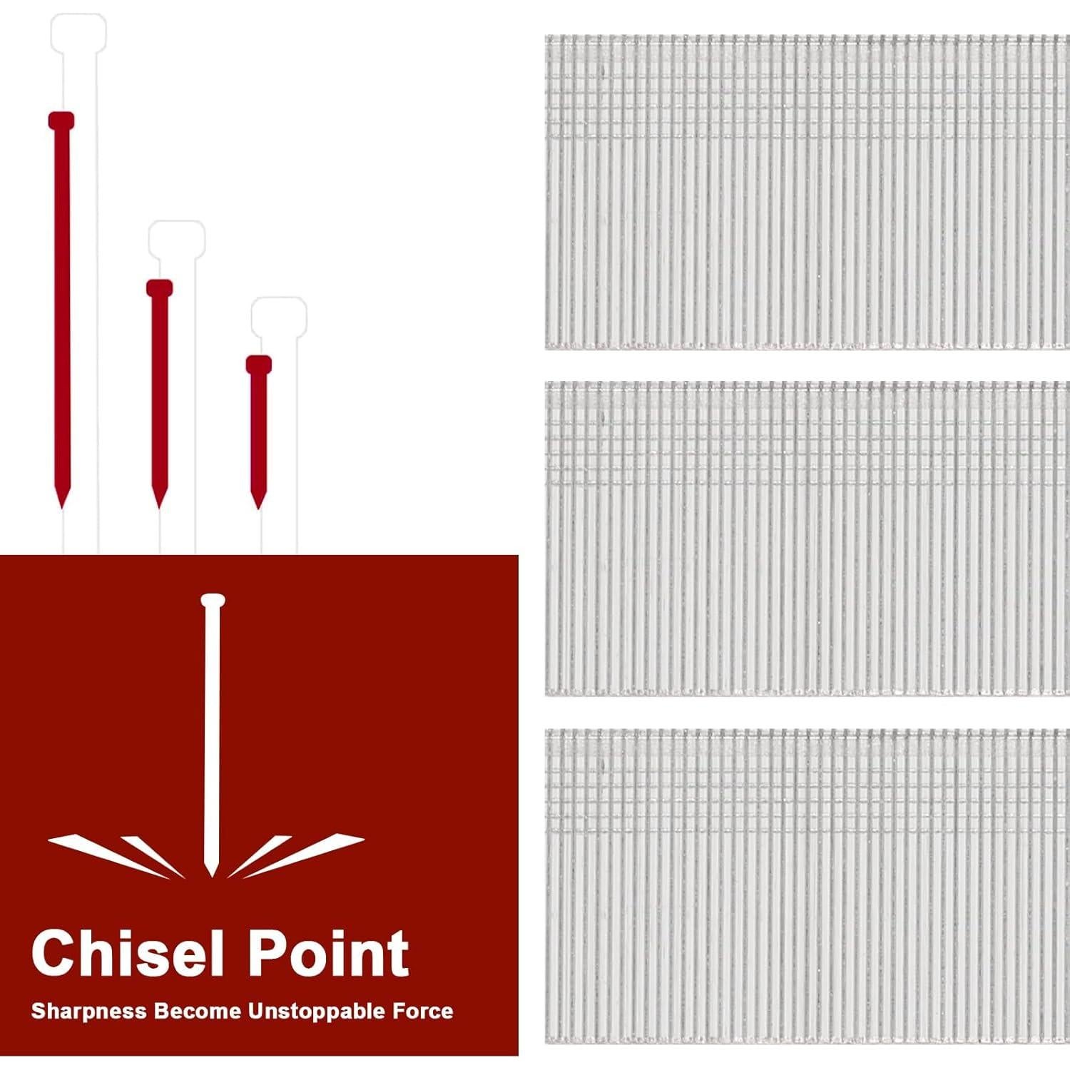 Clavos Brad DEWBIN 18GA Galvanizados 6000 Pcs 32mm