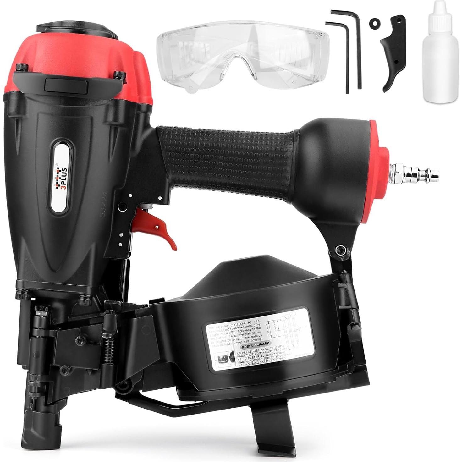 Clavadora Neumática 3PLUS HCN45SP 11 Gauge 15 Grados 19-44 mm