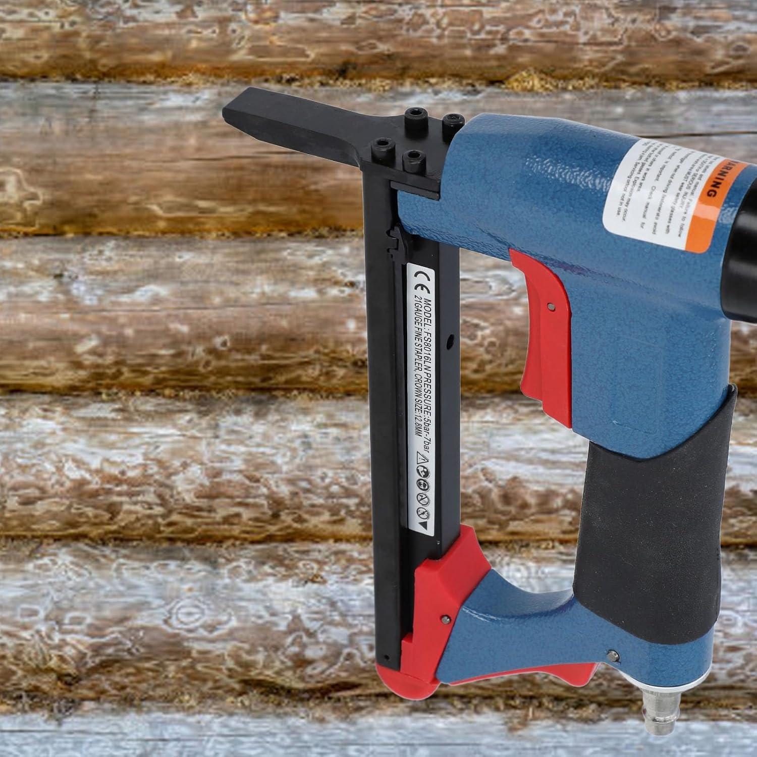 Pistola de Grapas Neumática Fockety 140 Grapas 6-16mm