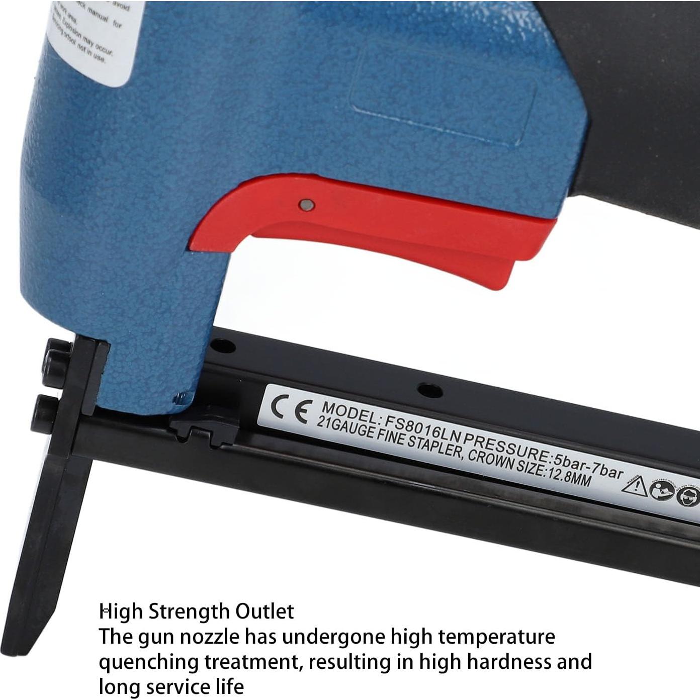 Pistola de Grapas Neumática Fockety 140 Grapas 6-16mm