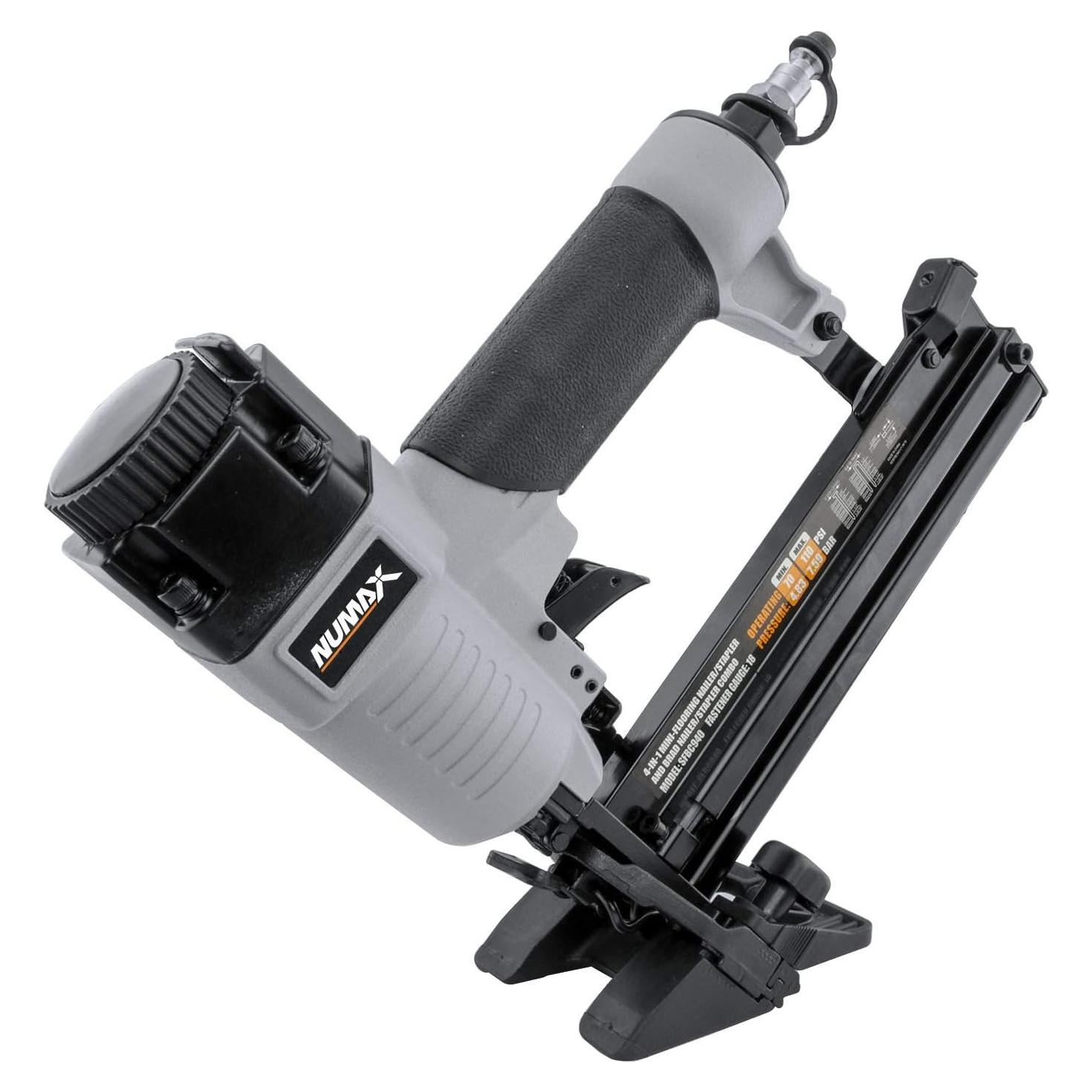 Clavadora Engrapadora Neumática NuMax SFBC940 4-en-1 18-Gauge