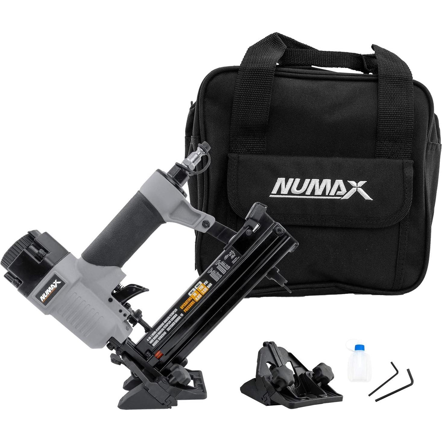 Clavadora Engrapadora Neumática NuMax SFBC940 4-en-1 18-Gauge