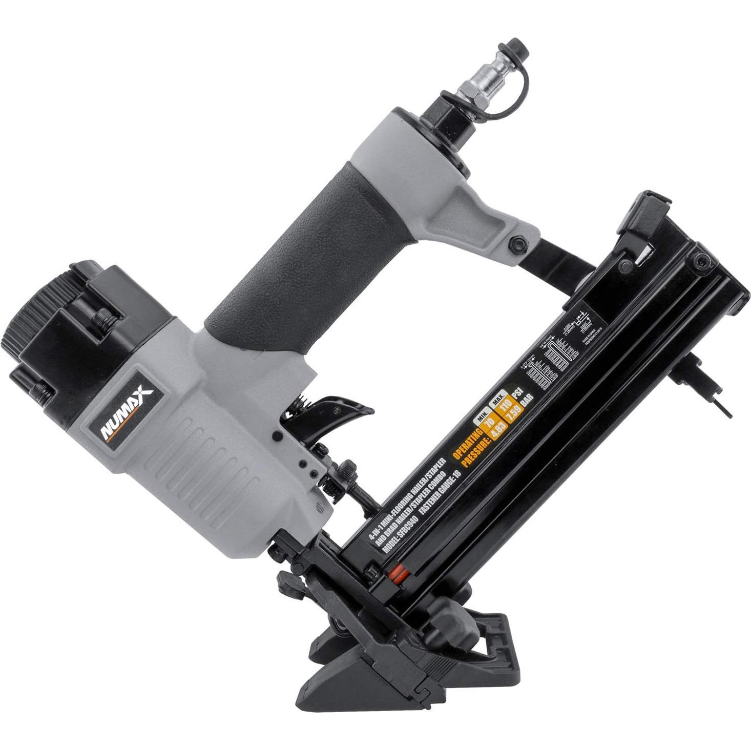 Clavadora Engrapadora Neumática NuMax SFBC940 4-en-1 18-Gauge