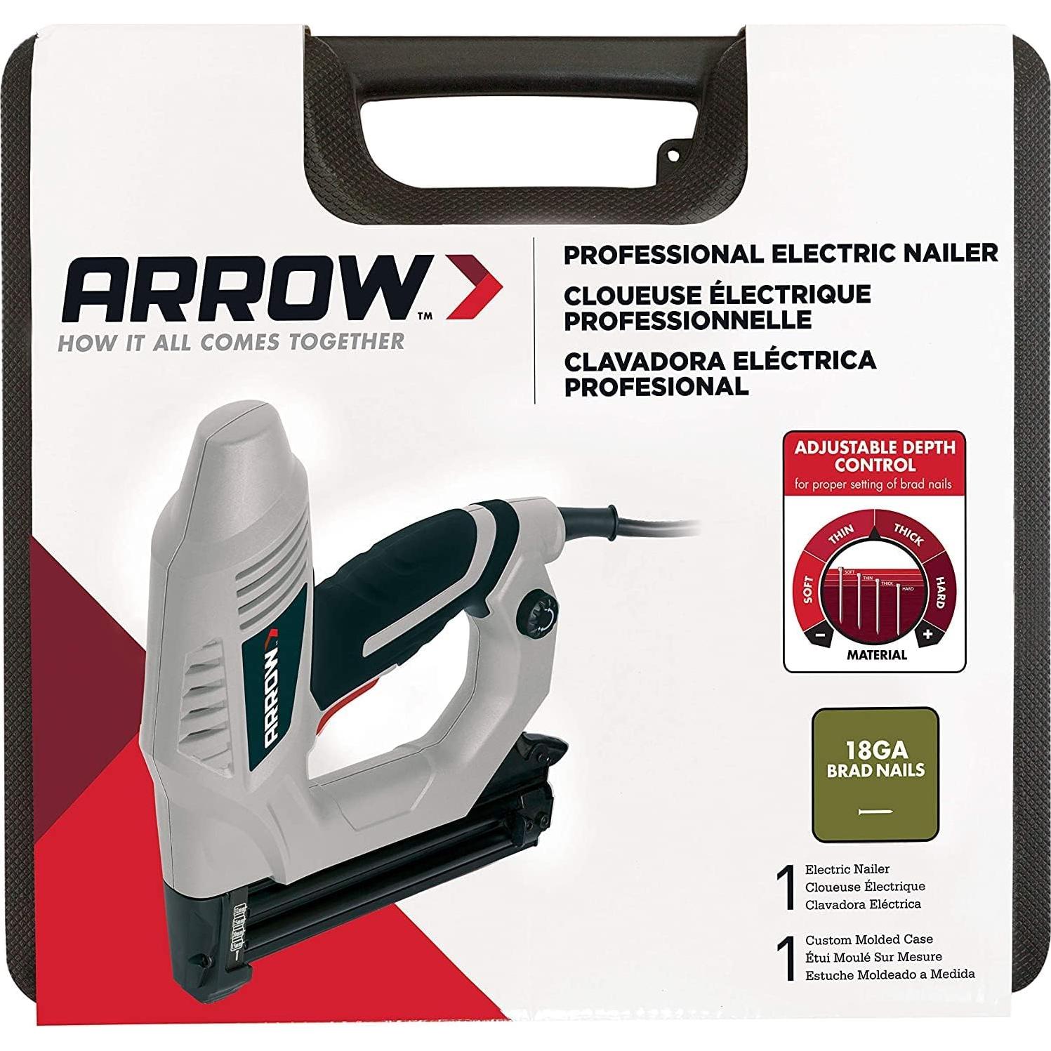 Clavadora eléctrica Brad Arrow ET200BN 2.58 kg ajustable