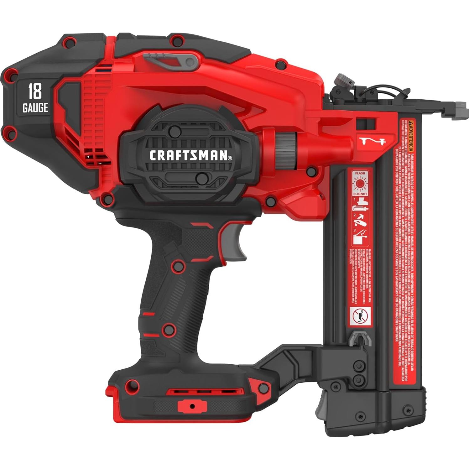 Clavadora Cordless CRAFTSMAN V20 18GA 3.08kg Sin Compresor