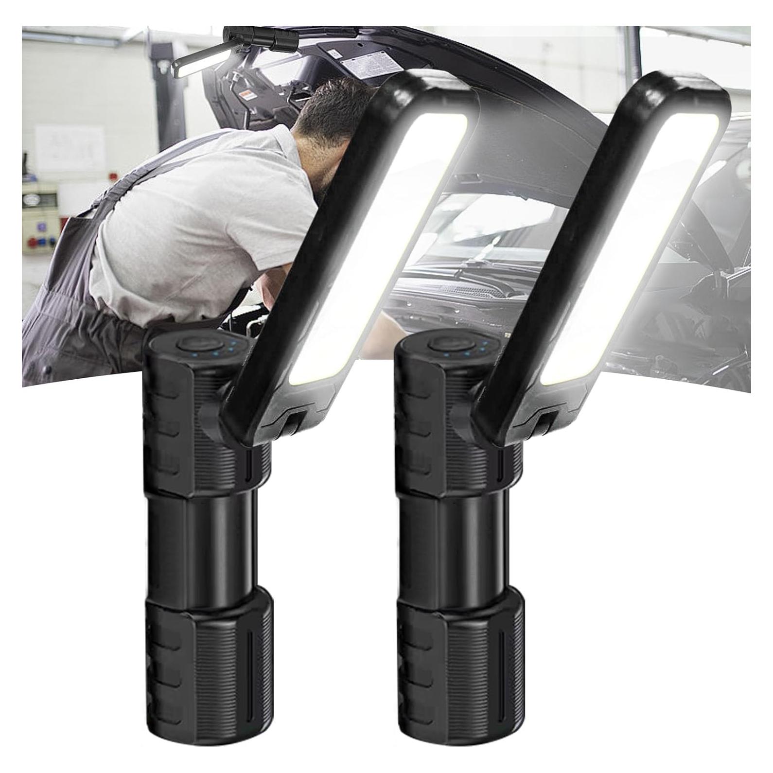 Luz de Trabajo LED Recargable Letour 1500 Lúmenes 2 Pcs