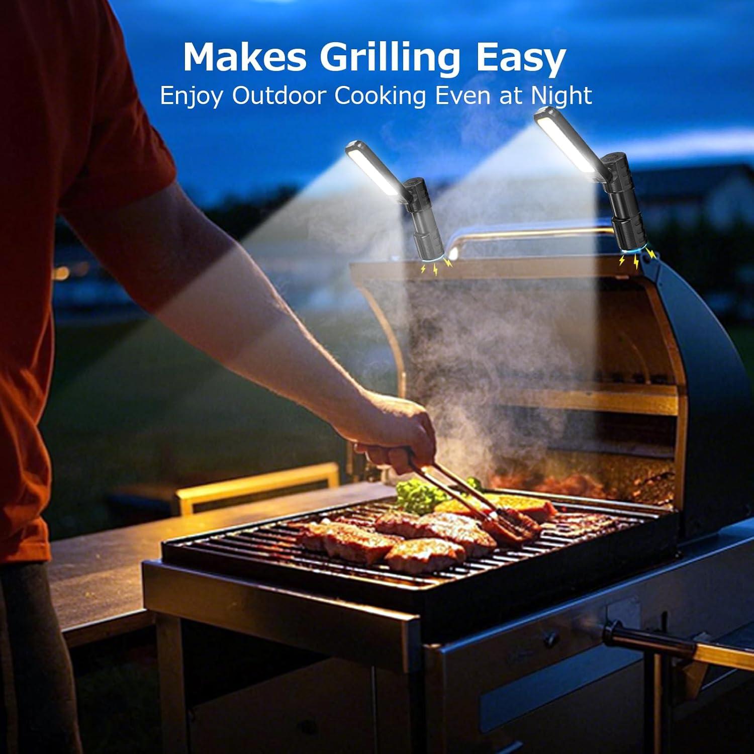 Luz de Trabajo LED Recargable Letour 1500 Lúmenes 2 Pcs