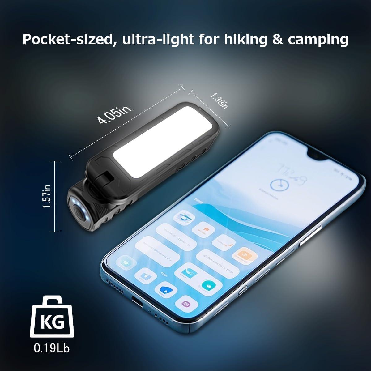 Luz de Trabajo LED Recargable Letour 1500 Lúmenes 2 Pcs