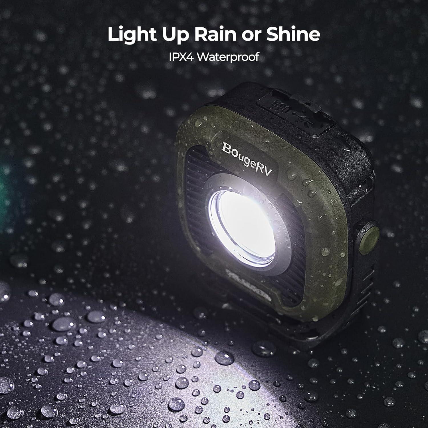 Luz de Trabajo Recargable BougeRV AL05 PRO 1500LM LED Magnética