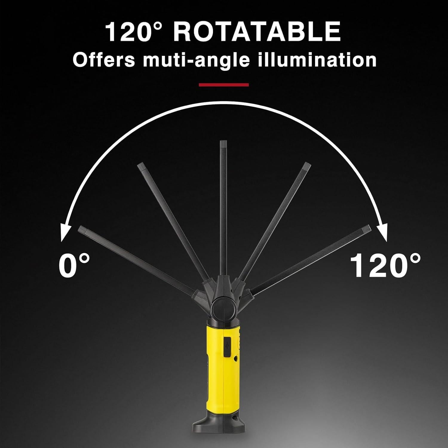 Luz de Trabajo LED Napatyre 1000 Lúmenes Recargable 2 Pzas
