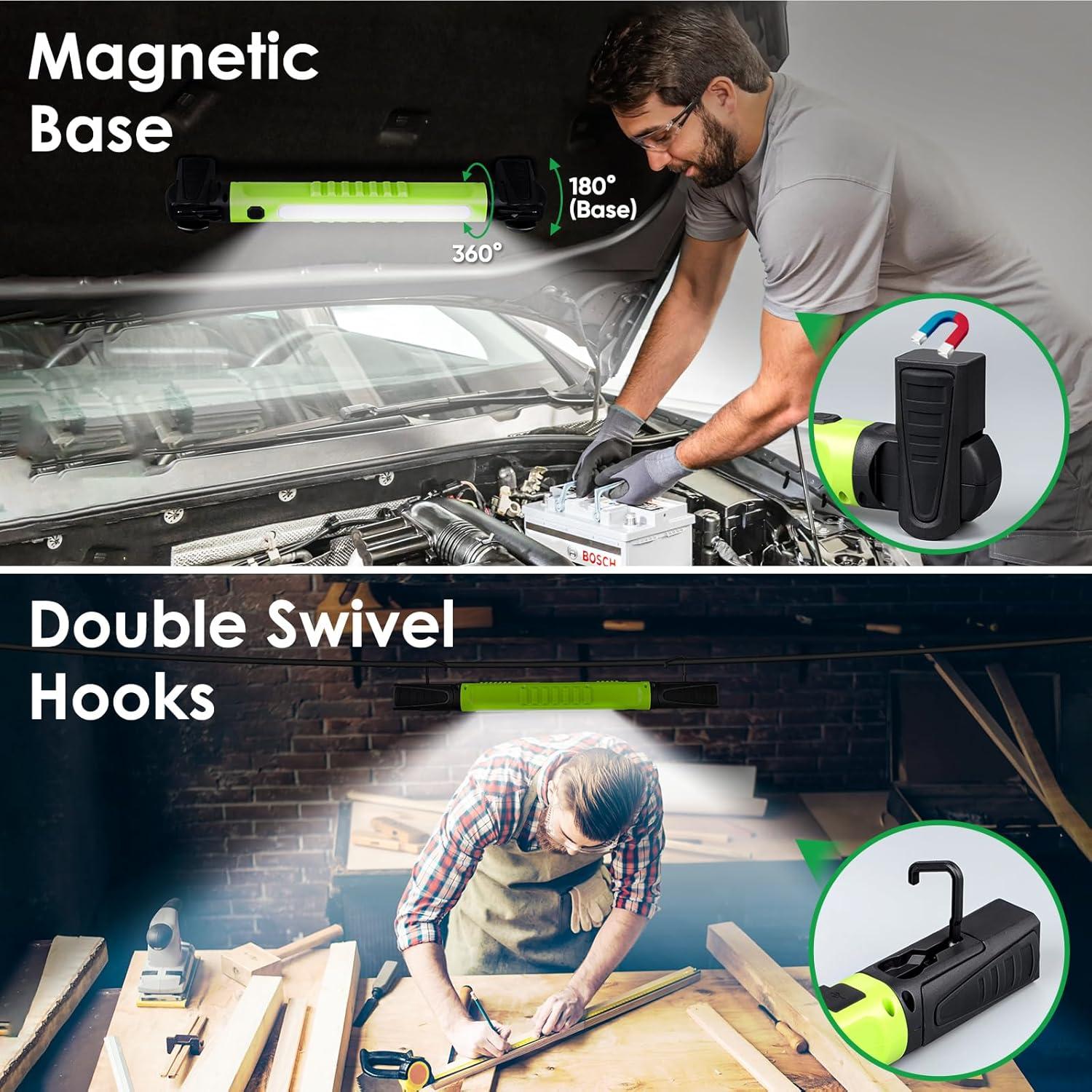 Luz de Trabajo Ropelux 3200LM Recargable 6000mAh Magnética