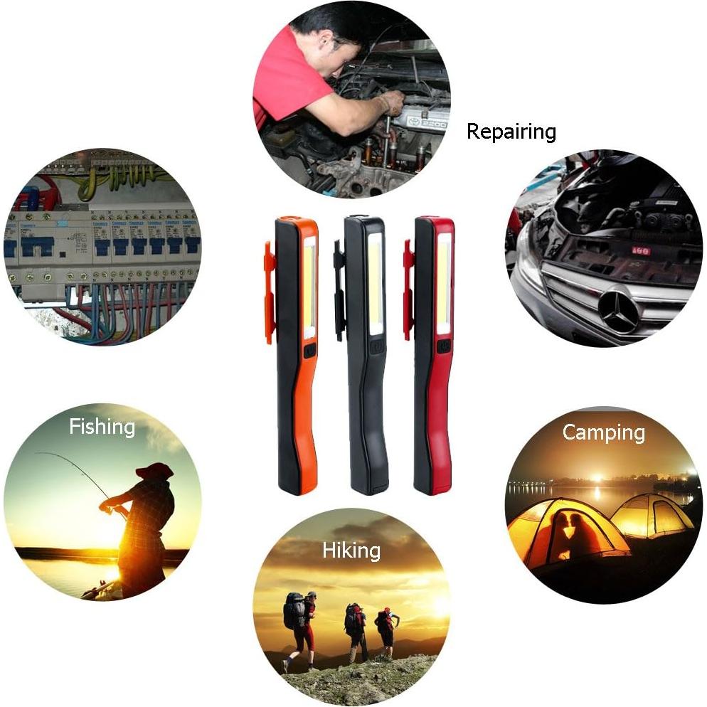 Luz de Trabajo LED COB Recargable Regalo de Lily - 800 Lúmenes