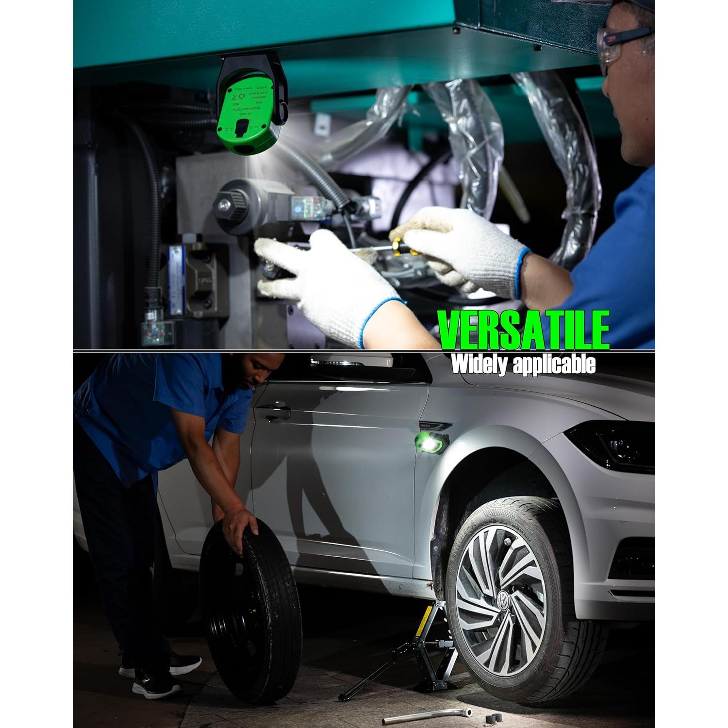 Luz de Trabajo LED Carelite 780 Lúmenes Verde 3 Modos