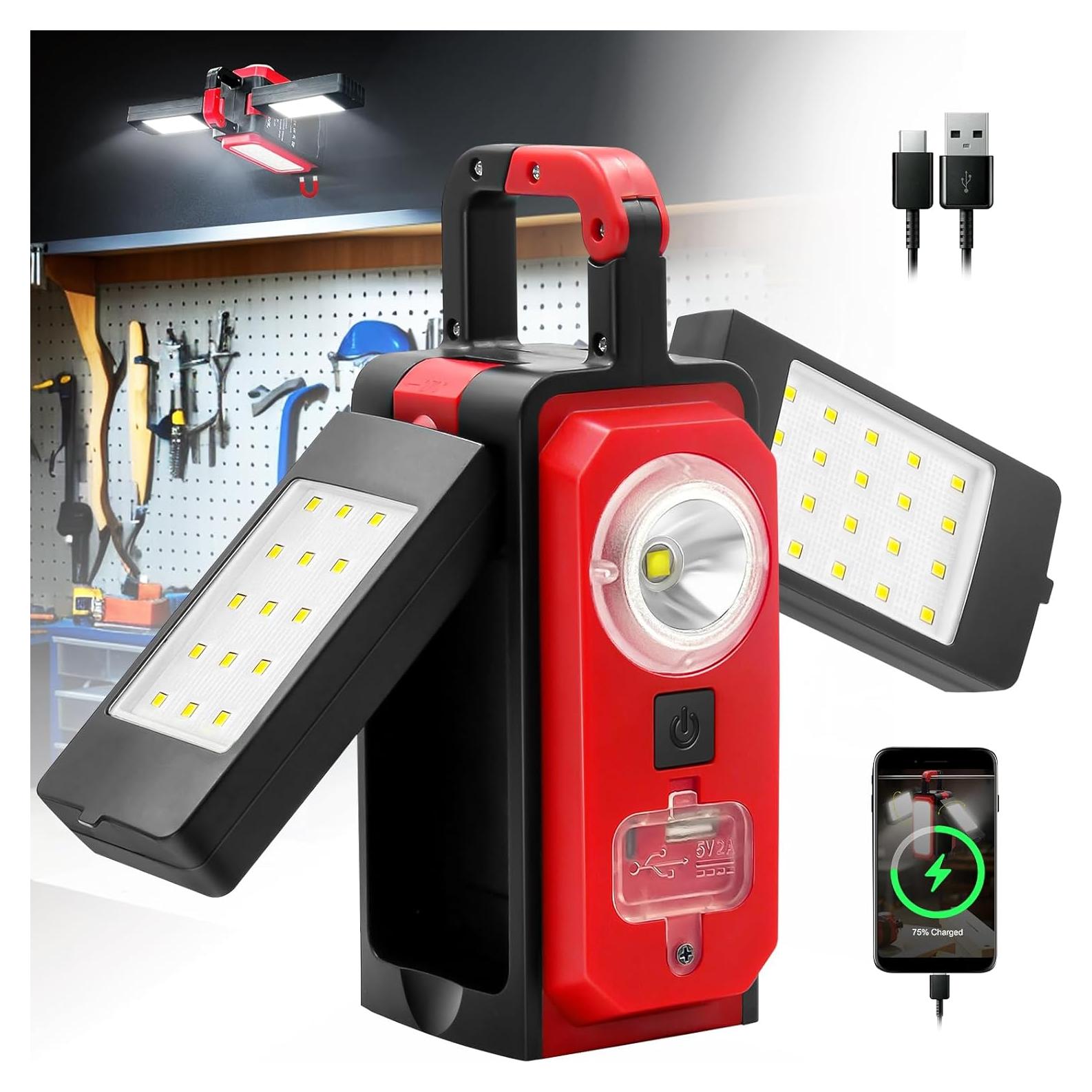 Linterna de Camping Recargable SYLSTAR 3000LM IPX5 4 Modos