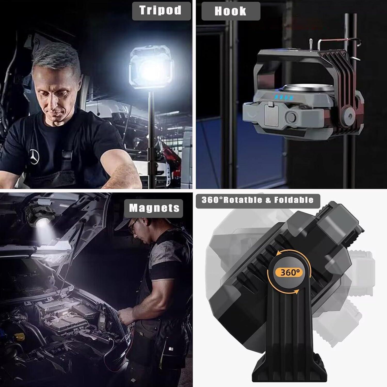 Linterna LED recargable EzoLife K786 8000LM a prueba de agua