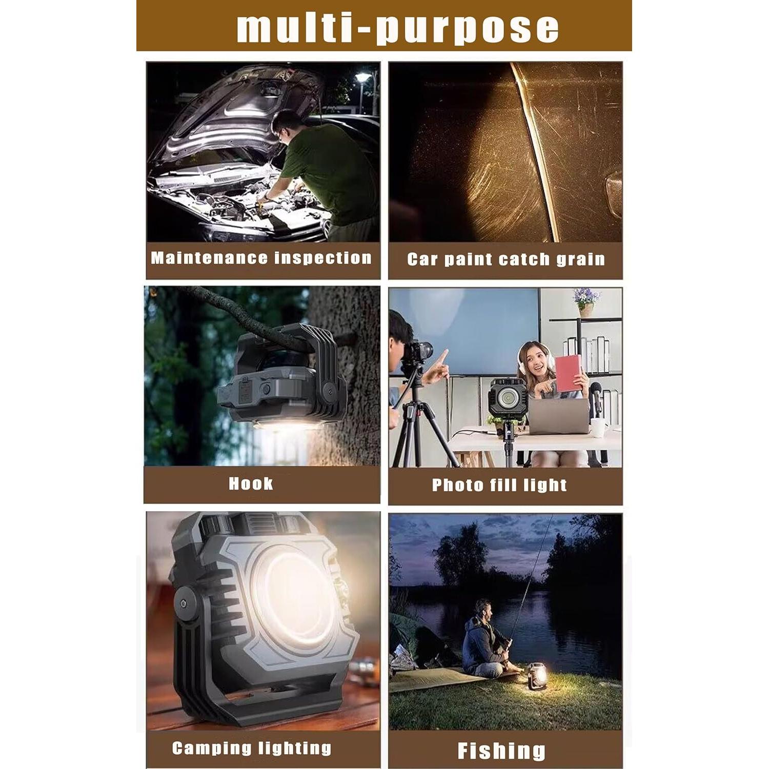 Linterna LED recargable EzoLife K786 8000LM a prueba de agua