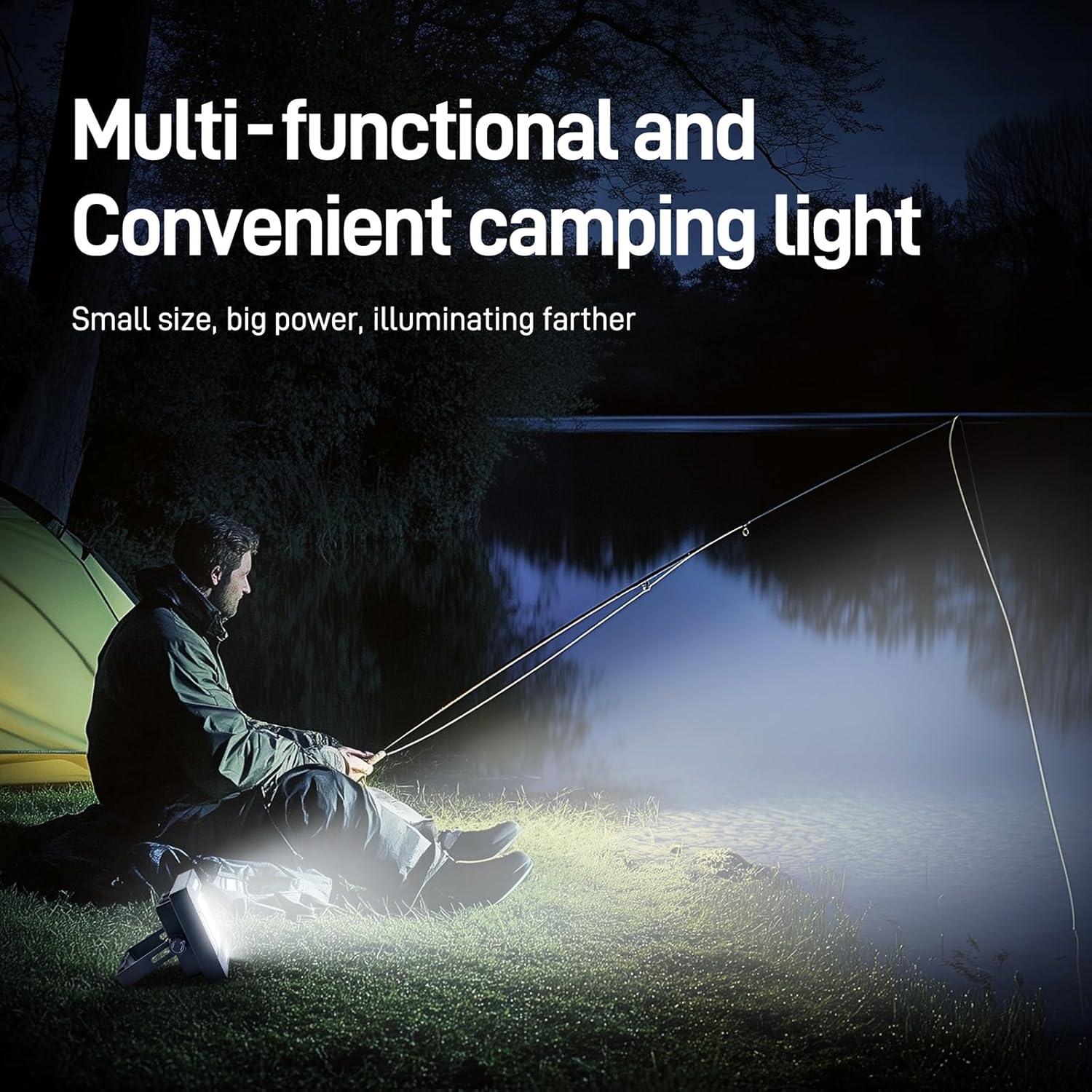 Luz de Camping LED Solar Berzfasa 2000LM IP67 5 Modos