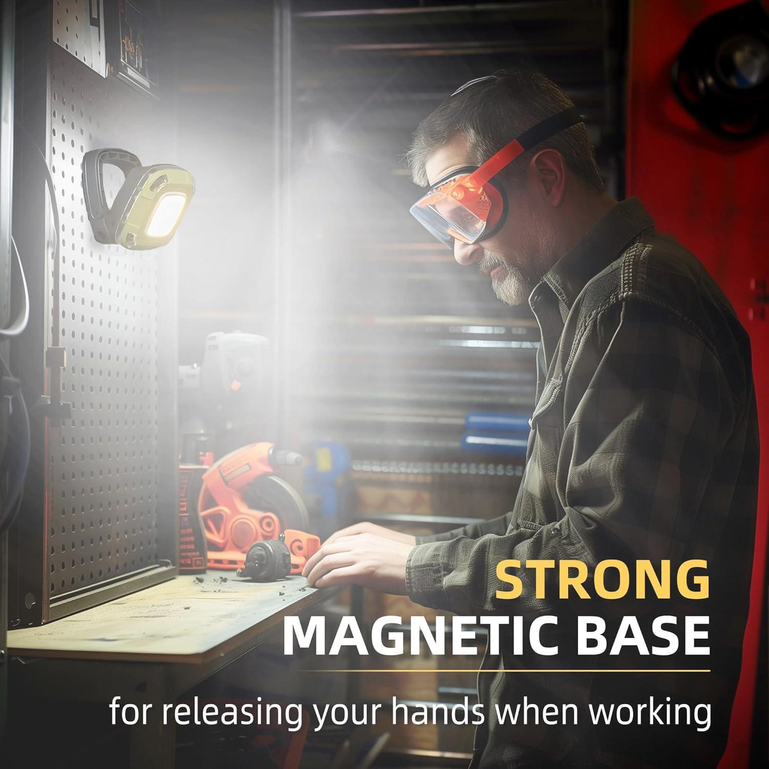 Luz de Trabajo LED Recargable StoneBrook 2000LM 10000mAh